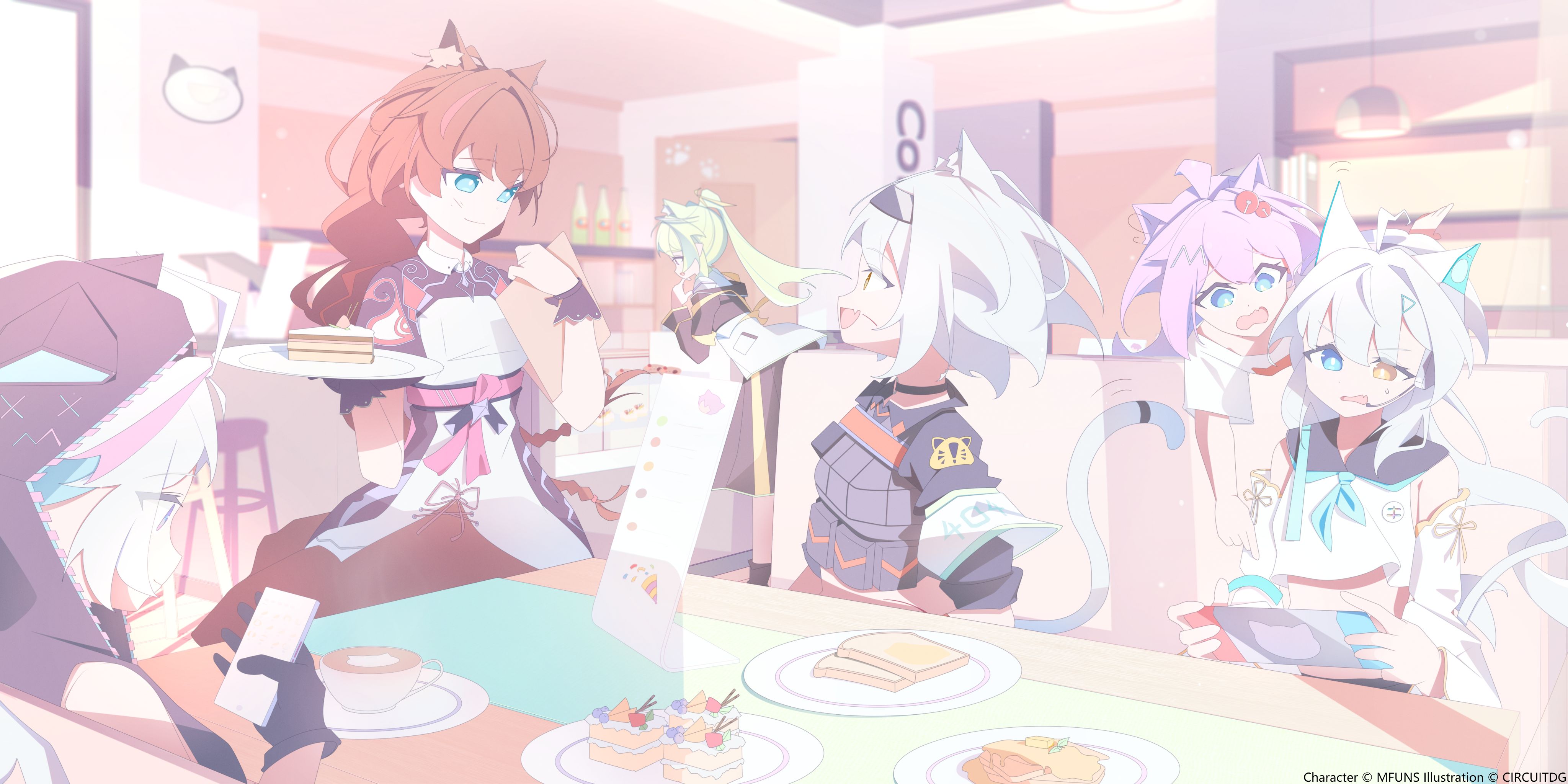 MFUNS,元旦,插画,喵御宅