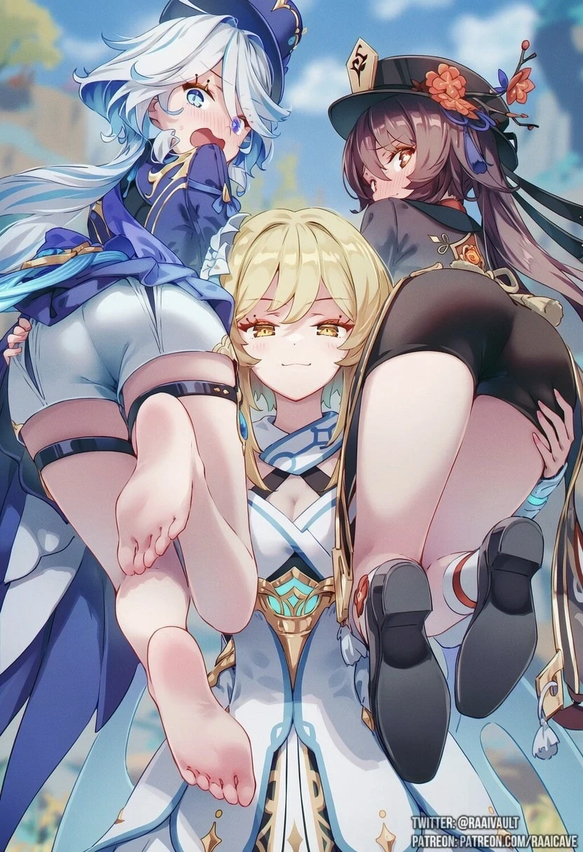 原神,二次元,壁纸,美图,星穹铁道,二次元美少女,胡桃,流萤,芙宁娜