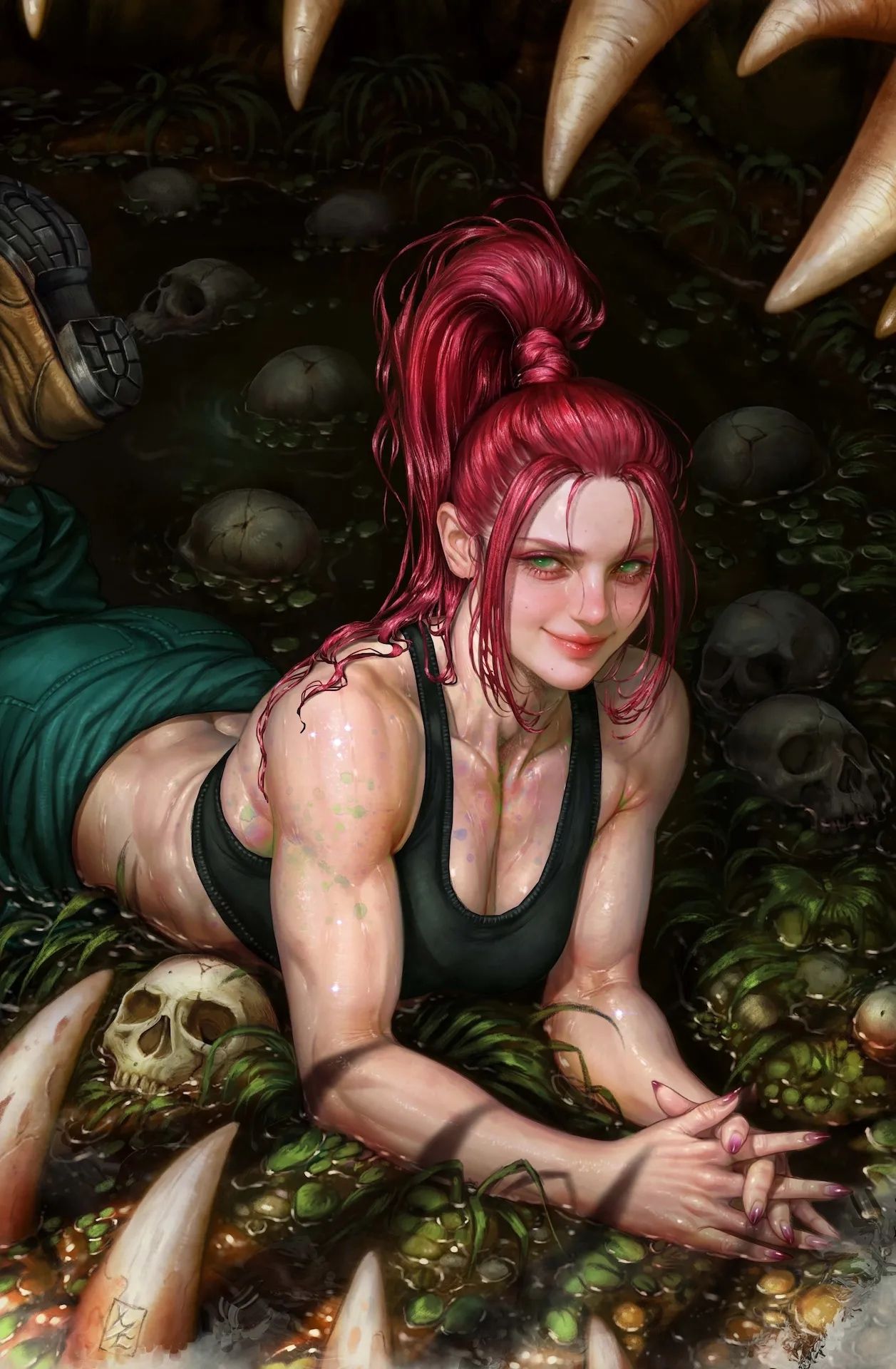 DC,DC漫画,美漫,超级英雄,漫画,动漫,毒藤女,美图,壁纸,绘画