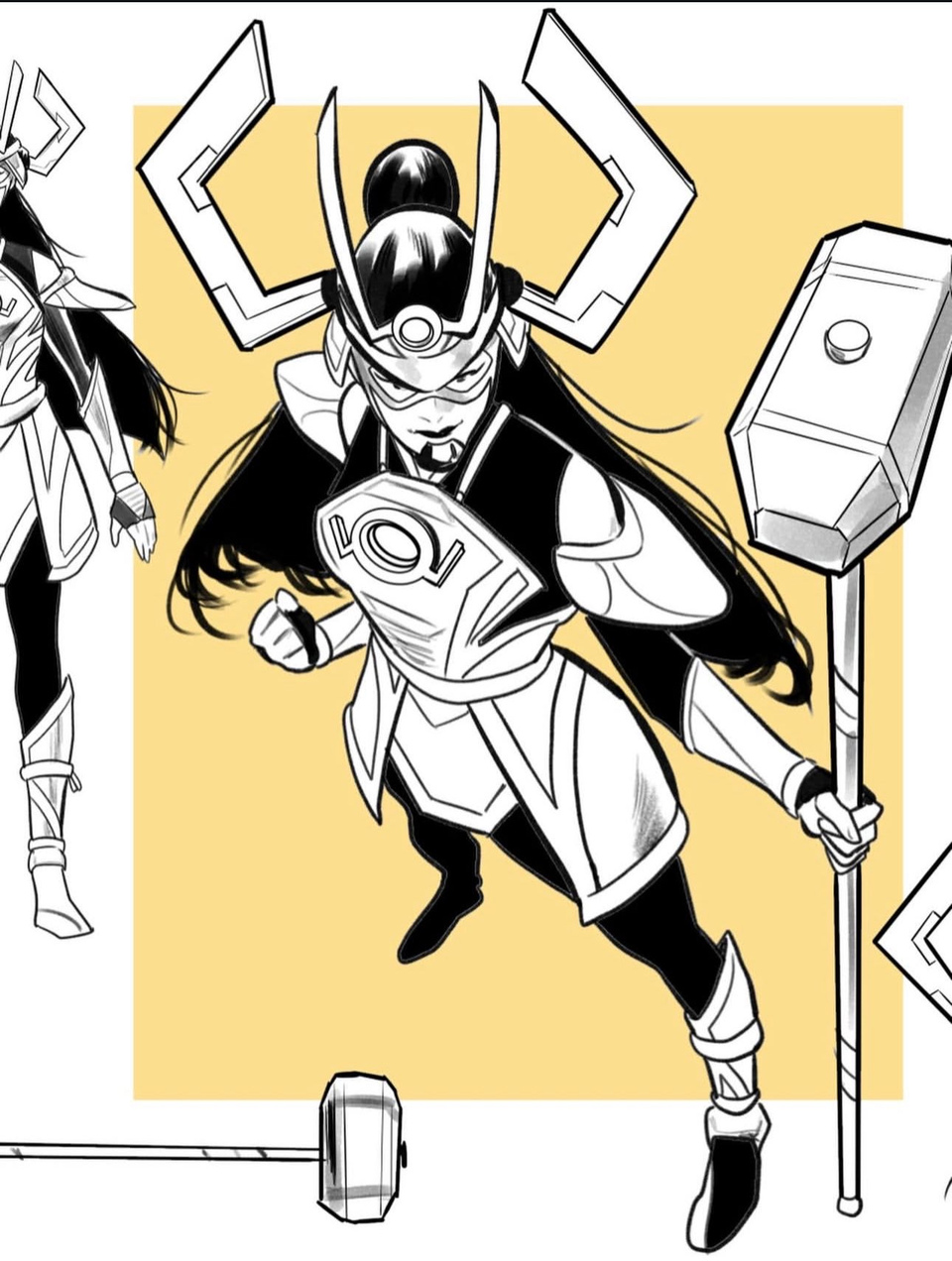 漫威,漫威漫画,美漫,漫画,人设,伽娜塔,行星吞噬者之女,动漫,超级英雄,ACG