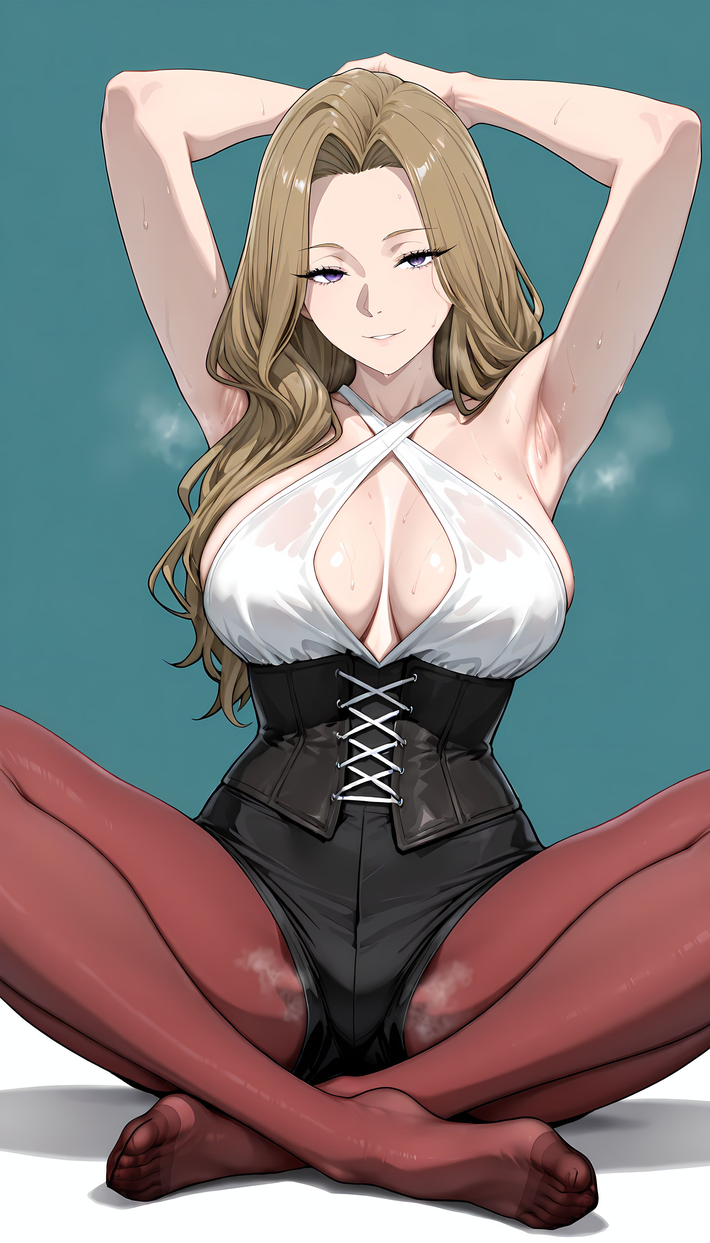 插画,腿,丝袜,美足