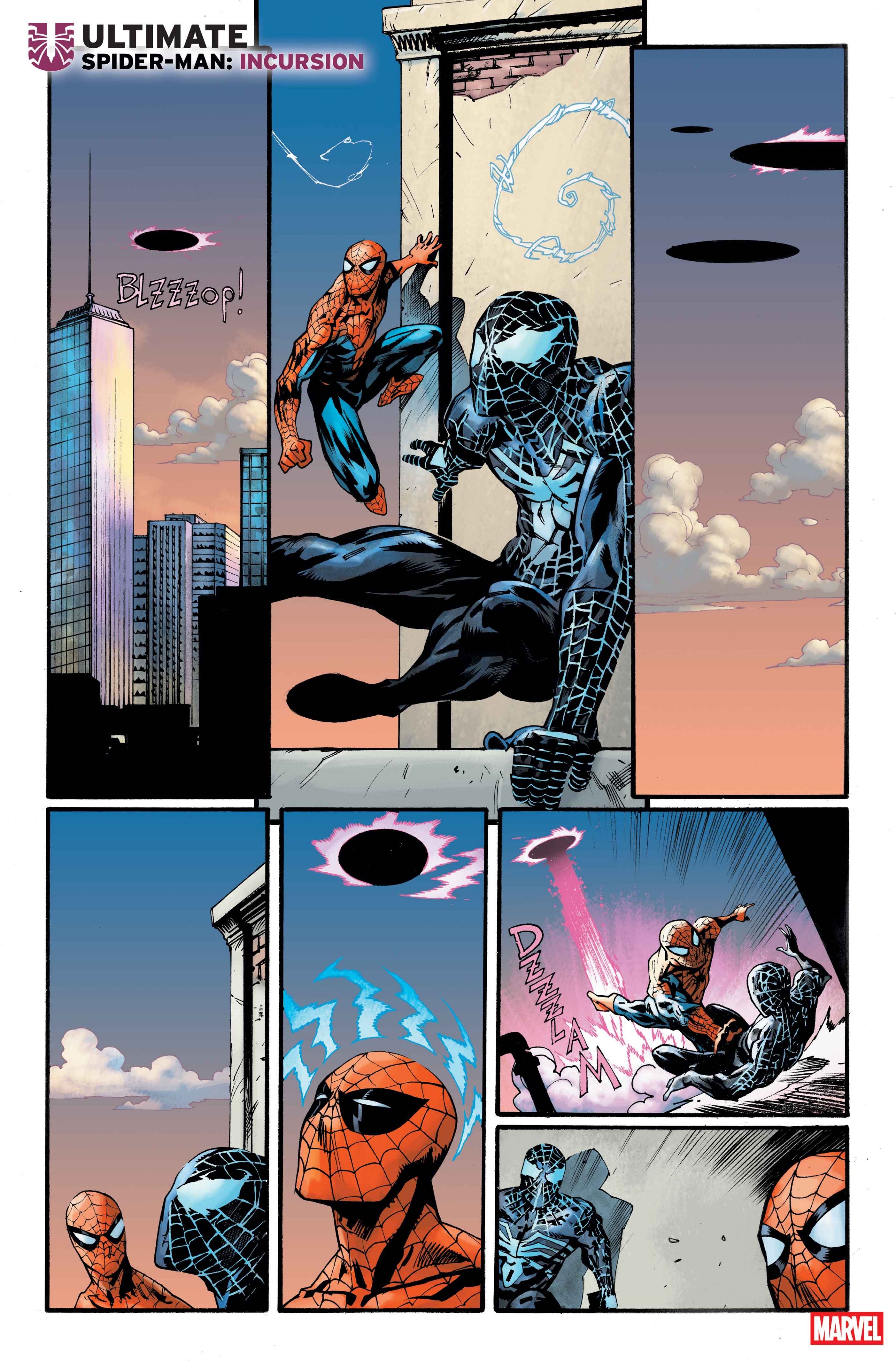 漫威漫画预览】终极蜘蛛侠：侵袭#1 预览_喵御宅_MFuns, image size:800x1214