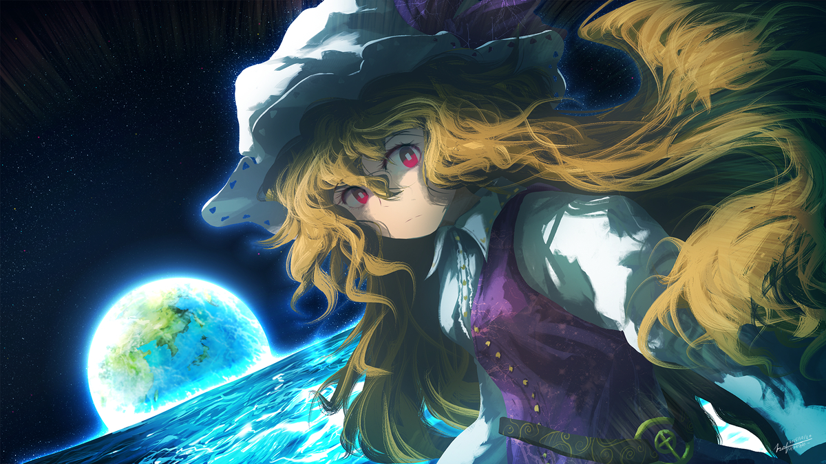 东方project,绵月丰姬,美图,美图推荐