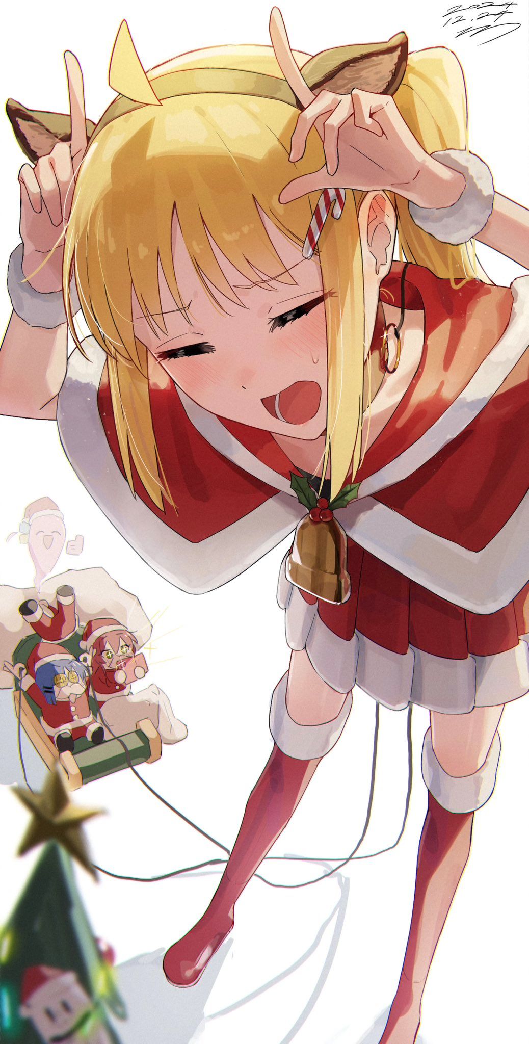 孤独摇滚,结束乐队,后藤一里,伊地知虹夏,山田凉,喜多郁代,美图,壁纸,绘画,二次元