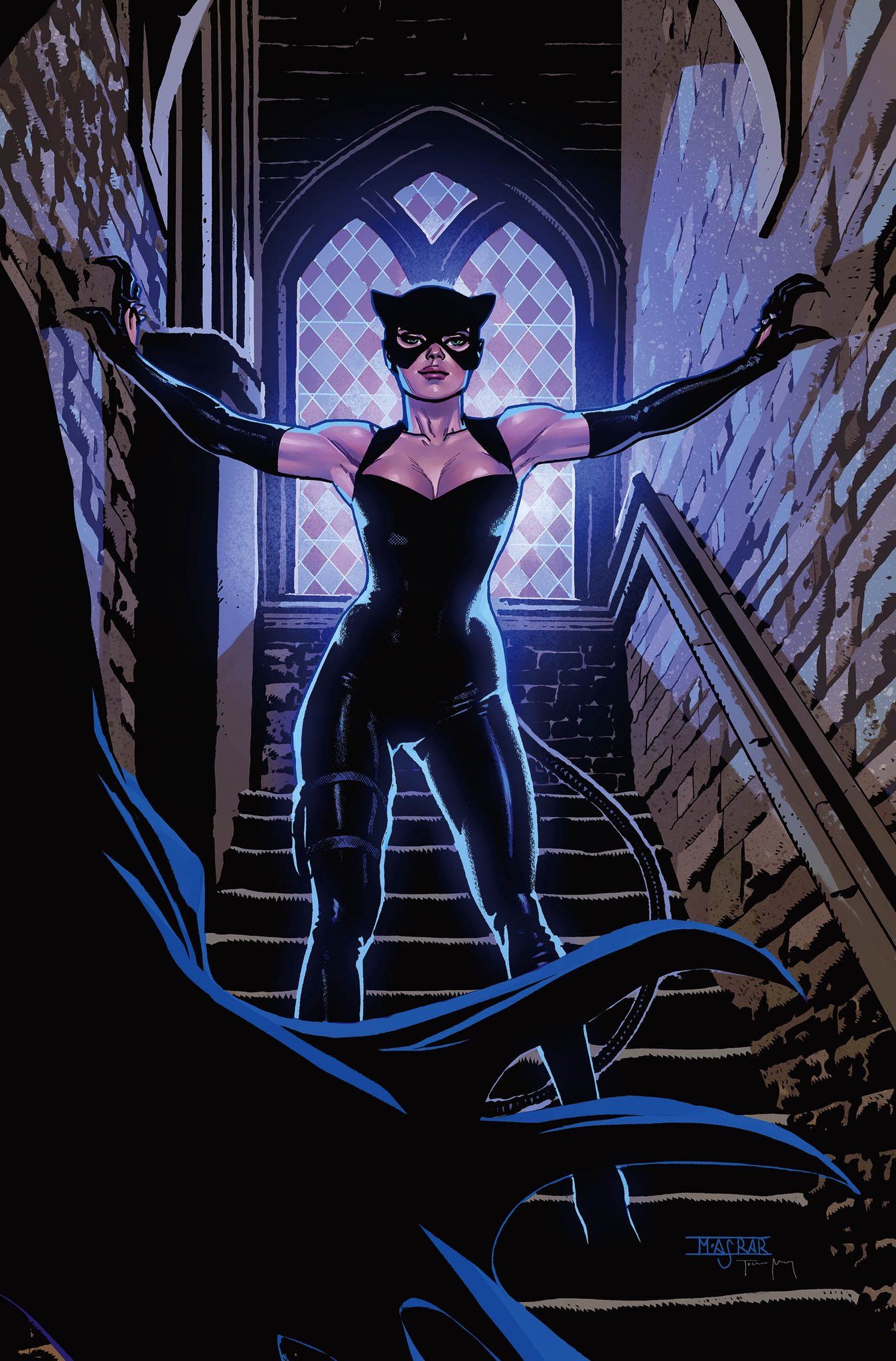 DC,DC漫画,美漫,超级英雄,猫女,蝙蝠侠,美图,壁纸,绘画,插画