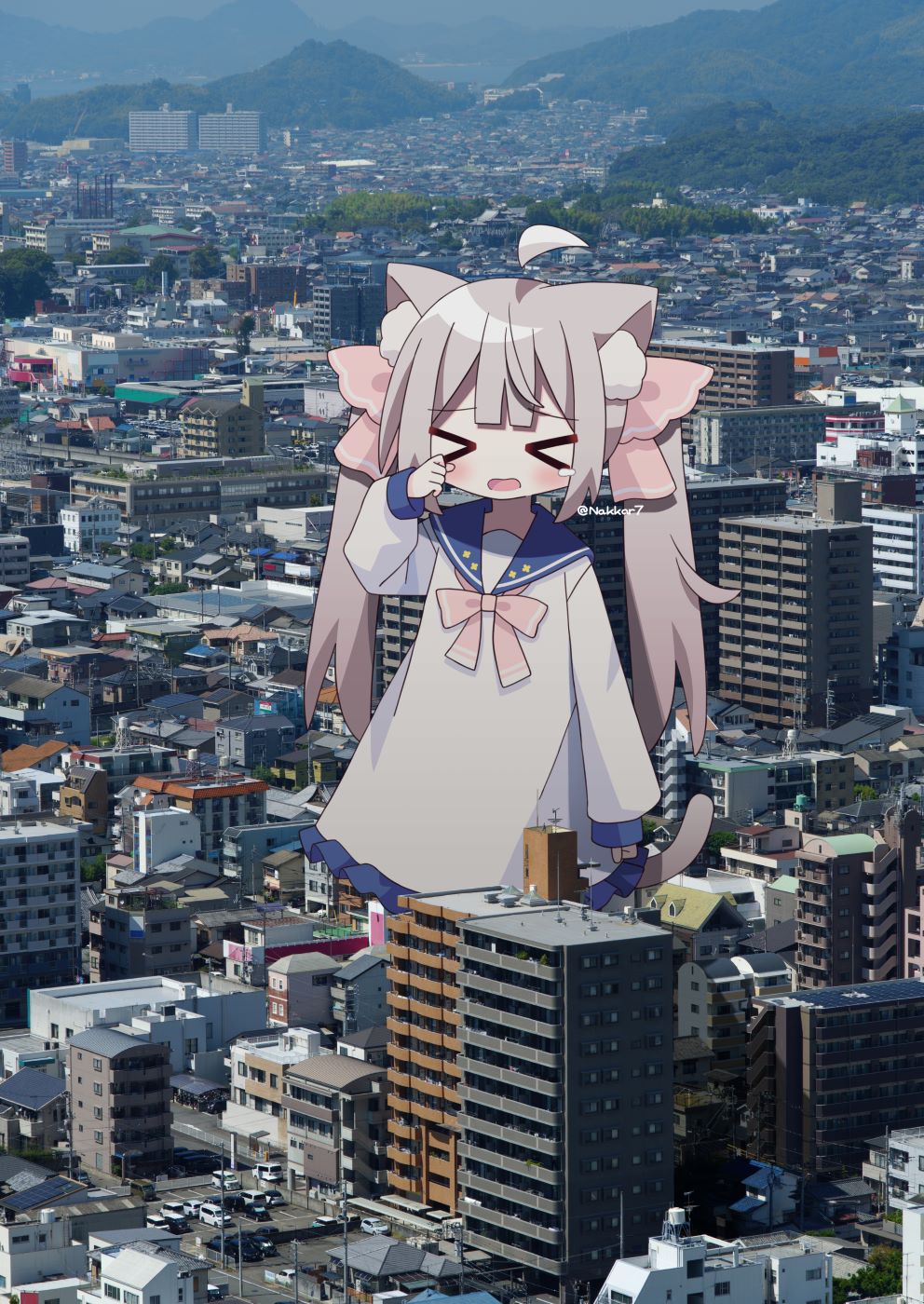 pixiv,壁纸,绘画,猫猫,二次元