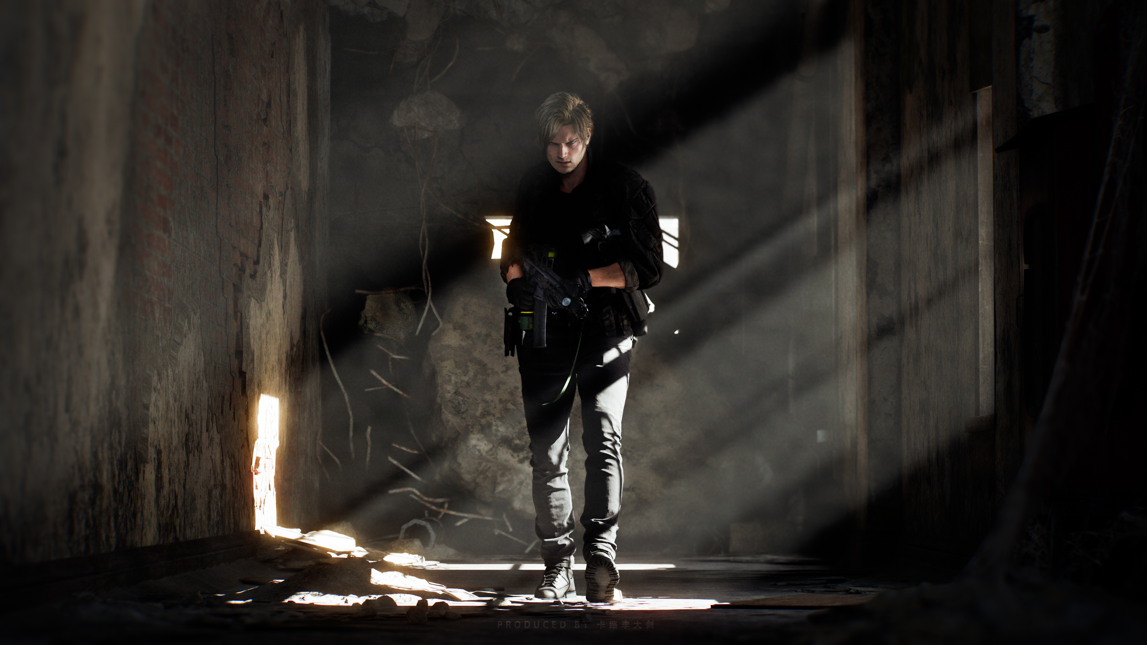 生化危机9安魂曲,安魂曲,生化危机,里昂,背景图