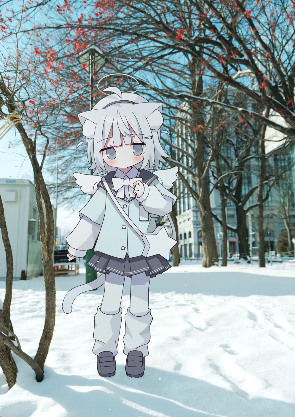 pixiv,猫娘,二次元,绘画,壁纸,美少女