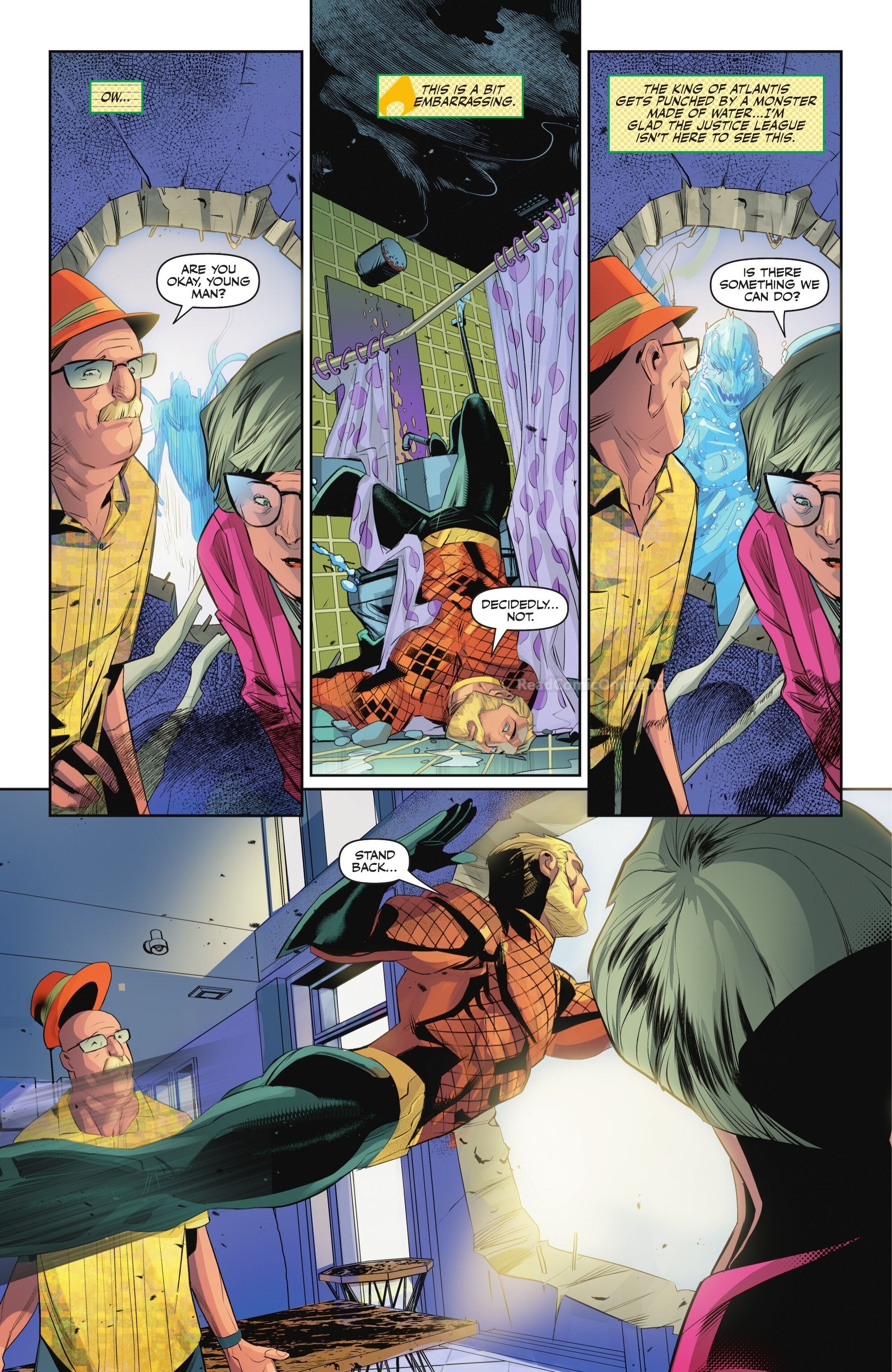 DC,DC漫画,美漫,美漫期刊,超级英雄,正义联盟,漫画,海王,水行侠,绘画,动漫,ACG