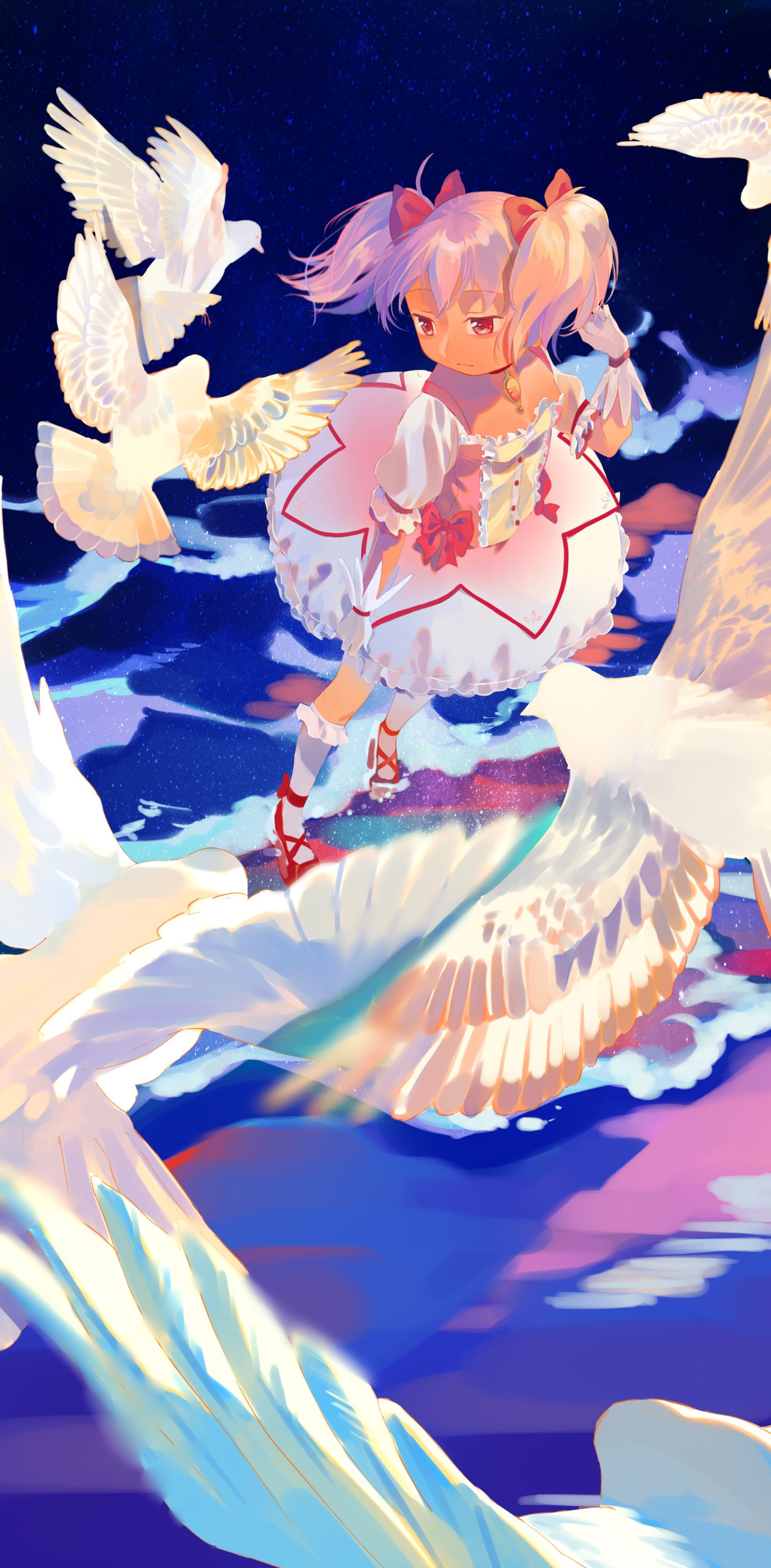 魔法少女小圆,魔法少女,魔圆,鹿目圆,鹿目圆香,动漫美图,动漫壁纸,美图,壁纸,绘画,插画,推特,画师推荐