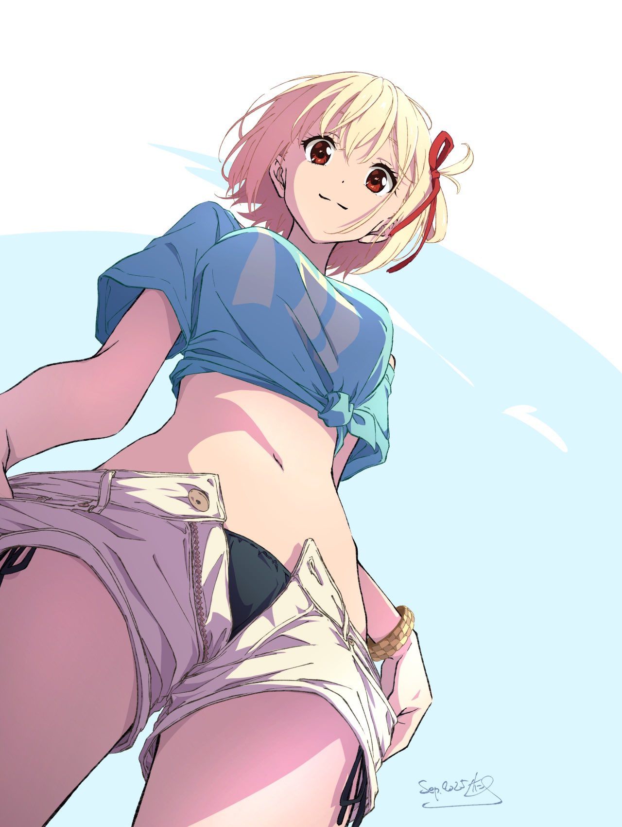 LycorisRecoil,莉可莉丝,锦木千束,井之上泷奈,动漫壁纸,动漫美图,壁纸,美图,绘画,二次元