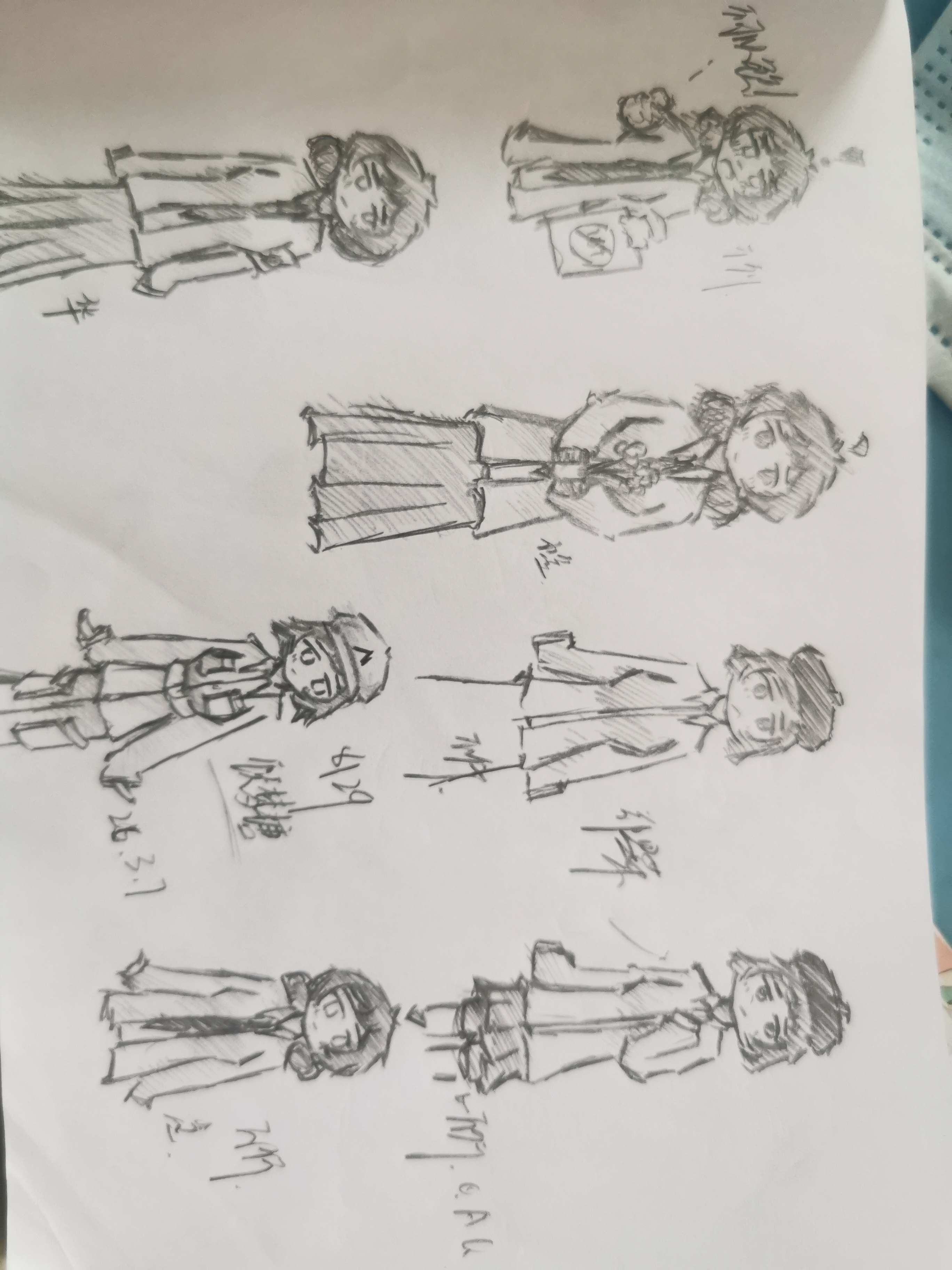 日常,摸鱼,一次性发完,OC,绘画