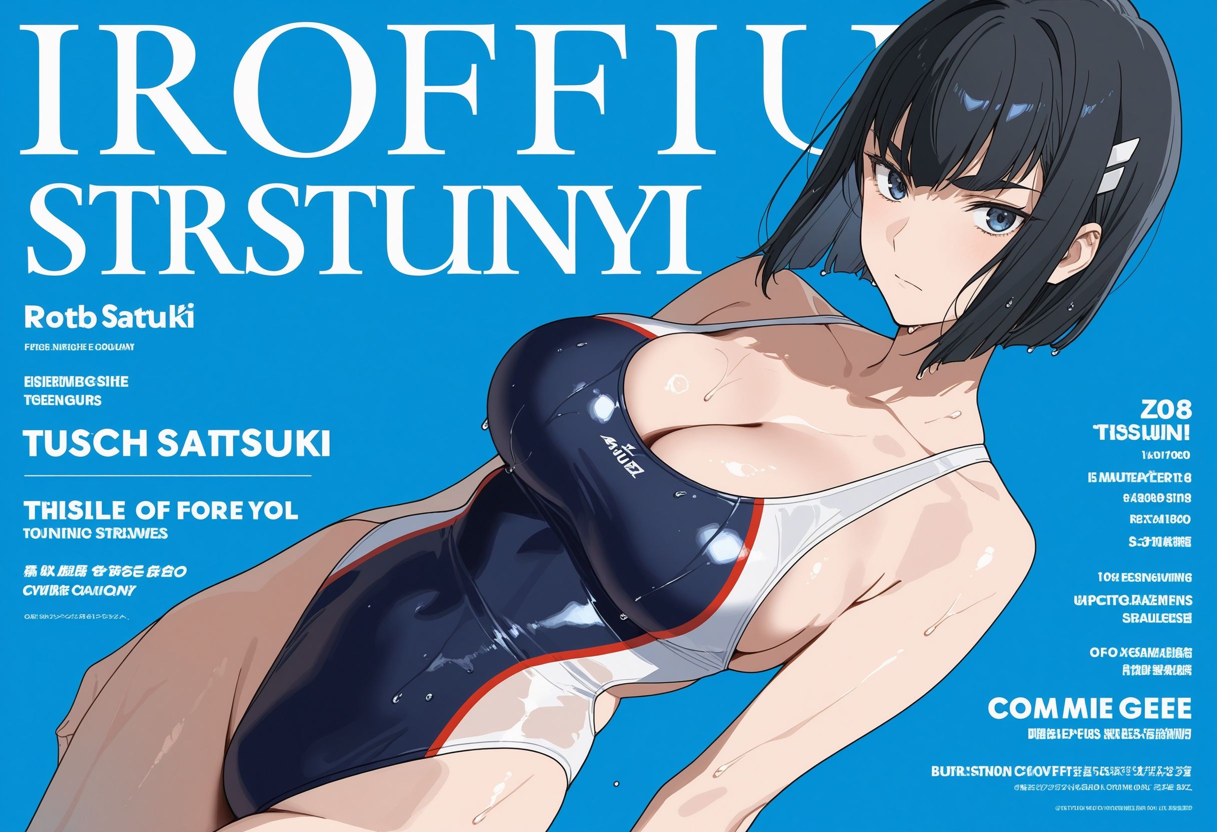 鬼龙院皐月,AI绘图,斩服少女