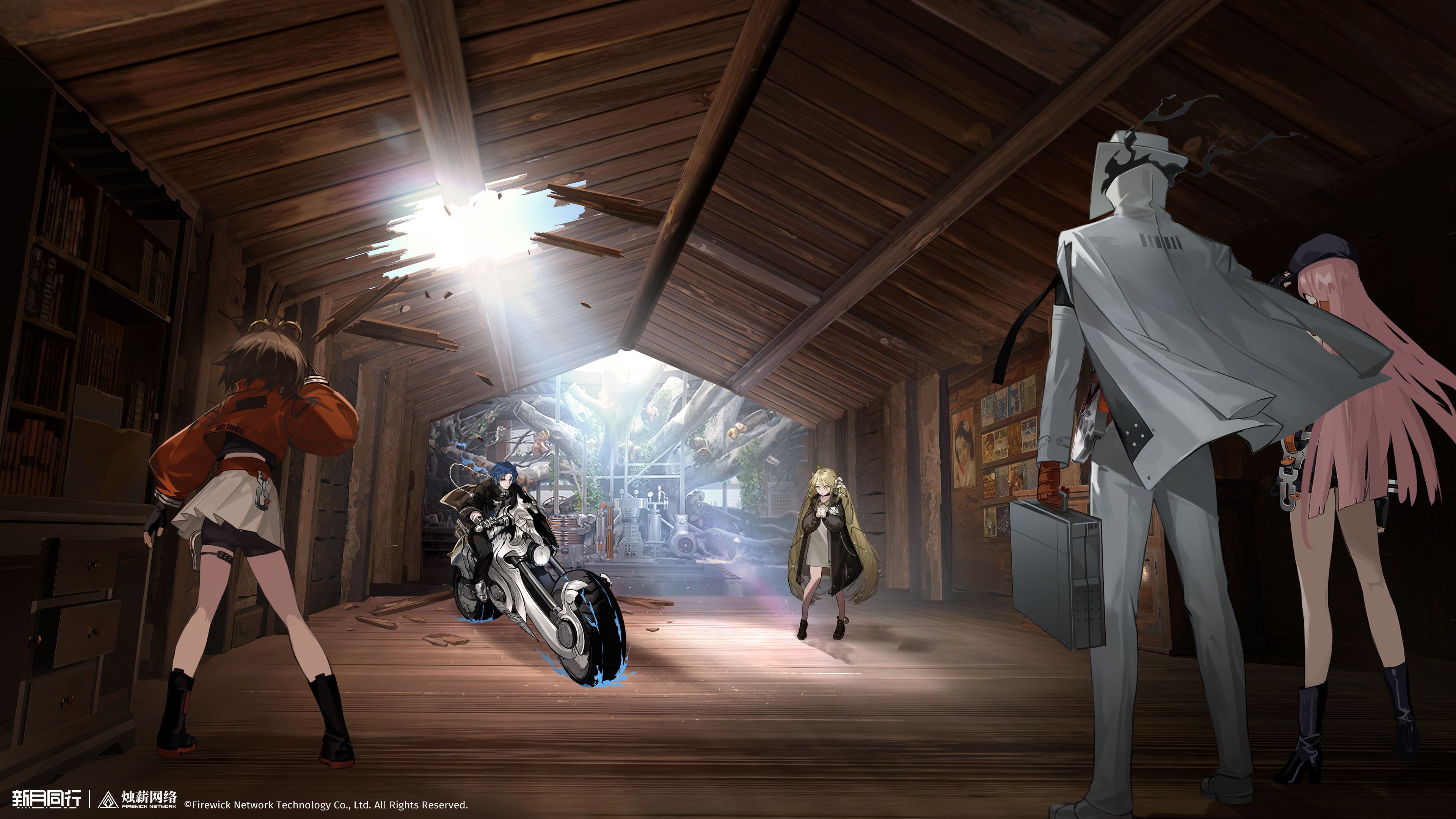 新月同行,画集,壁纸