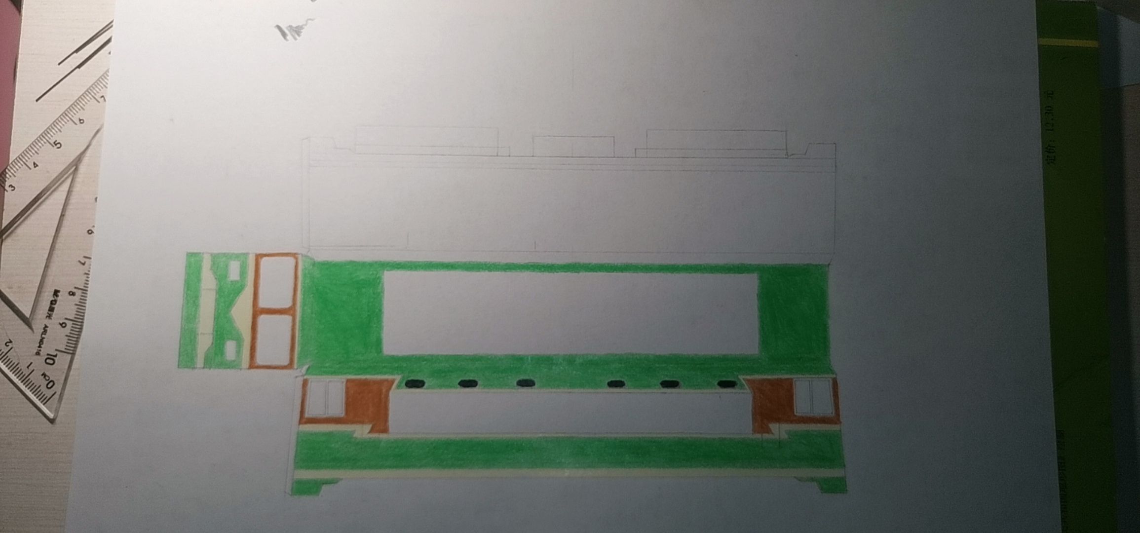 电力机车,纸模型