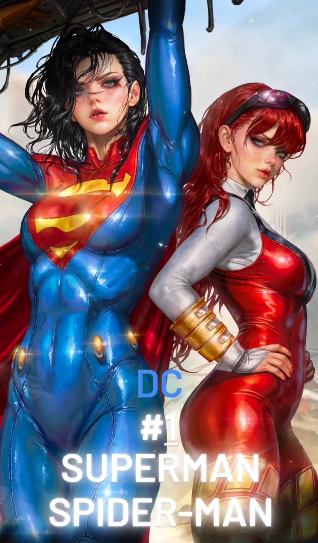 DC,漫威,美漫,动漫,超级英雄,超人,蜘蛛侠,壁纸,美图,绘画