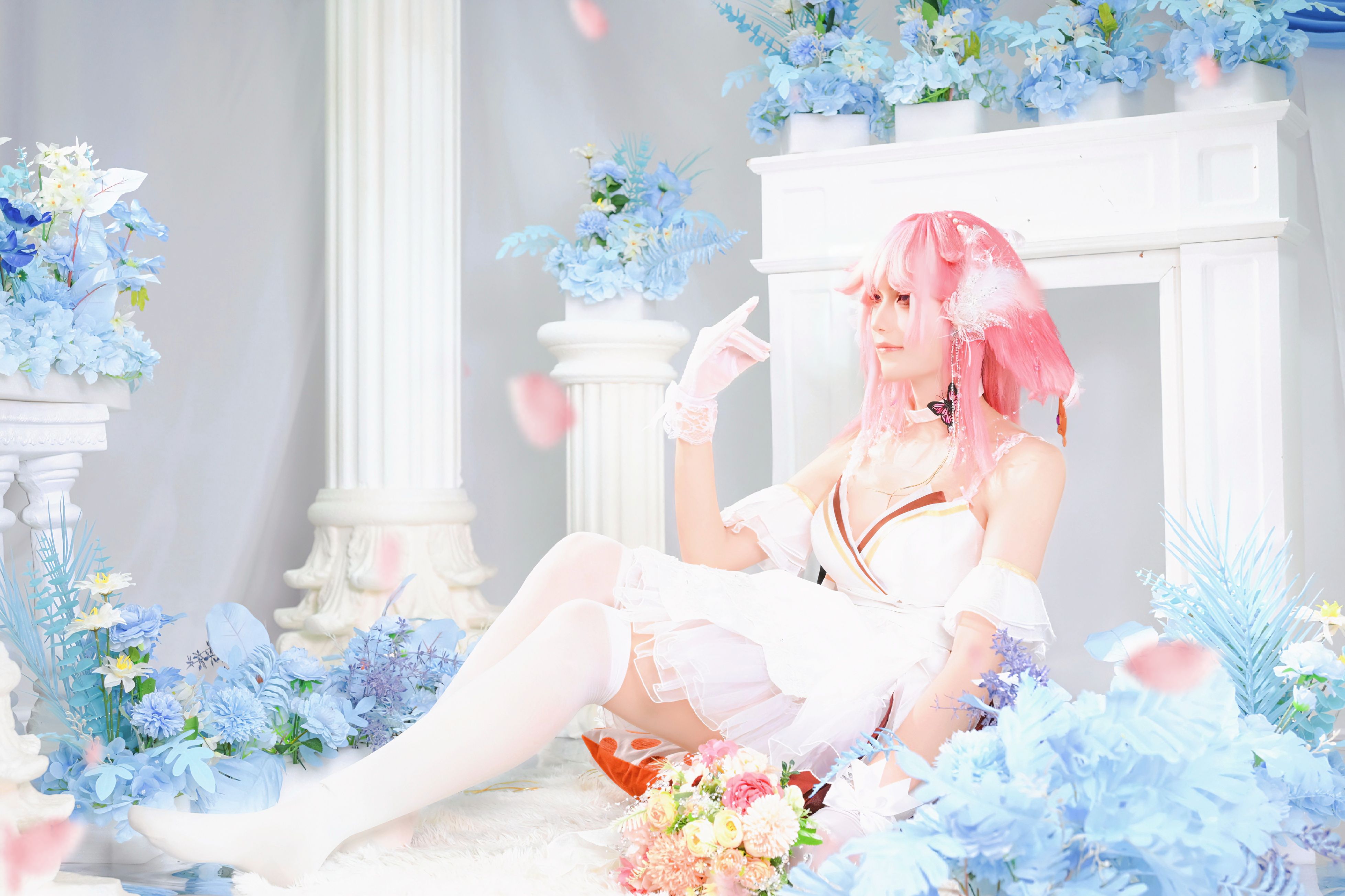 原神,原神COS,八重神子COS,花嫁