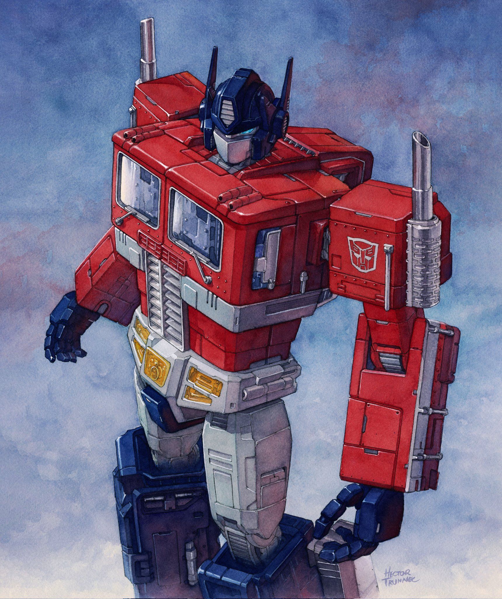 变形金刚,擎天柱,汽车人,美图,壁纸,绘画,插画,动漫壁纸,动漫美图,推特