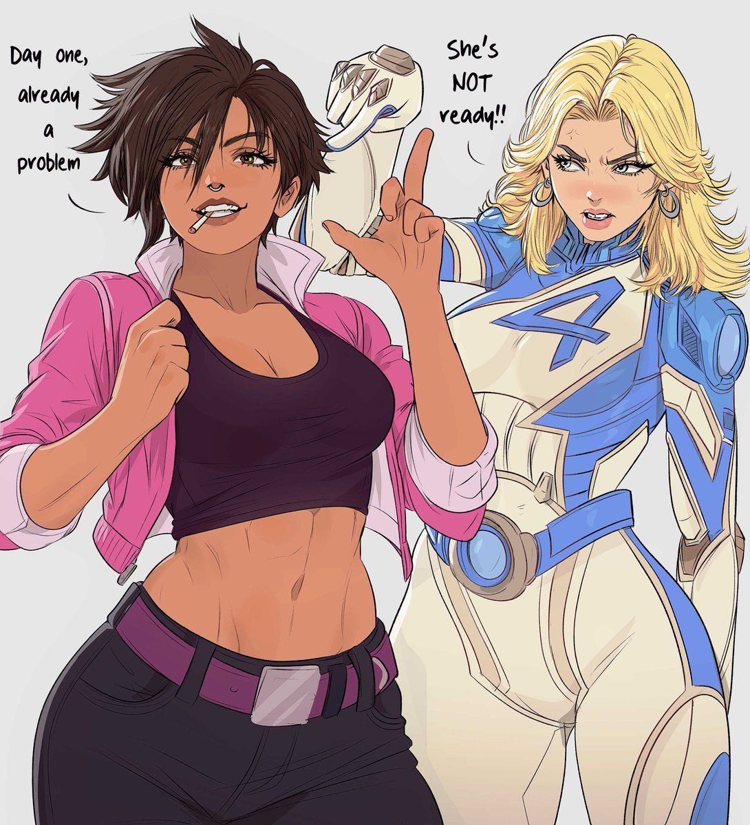 漫威,漫威漫画,超英派遣中心,超级英雄派遣中心,超级英雄,隐形女,隐形女侠,绘画,美图,插画