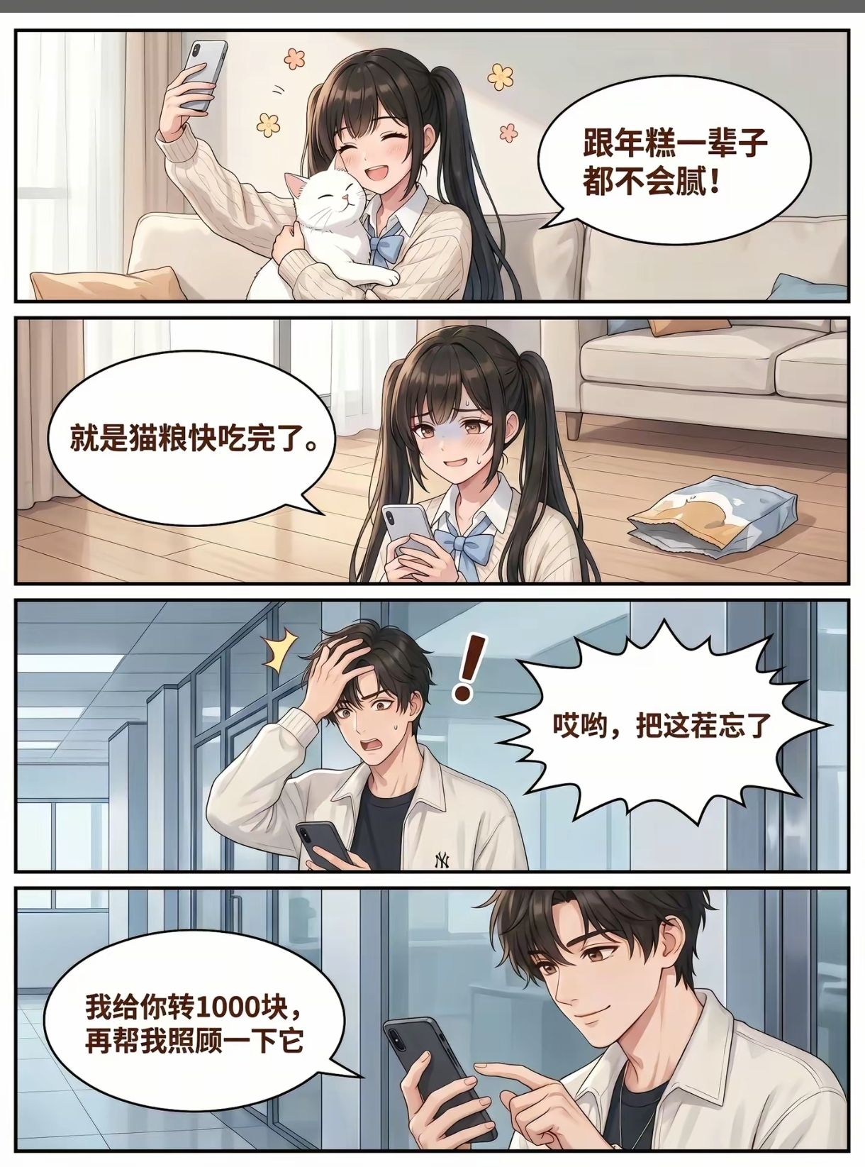纯爱,猫,电视,邻居