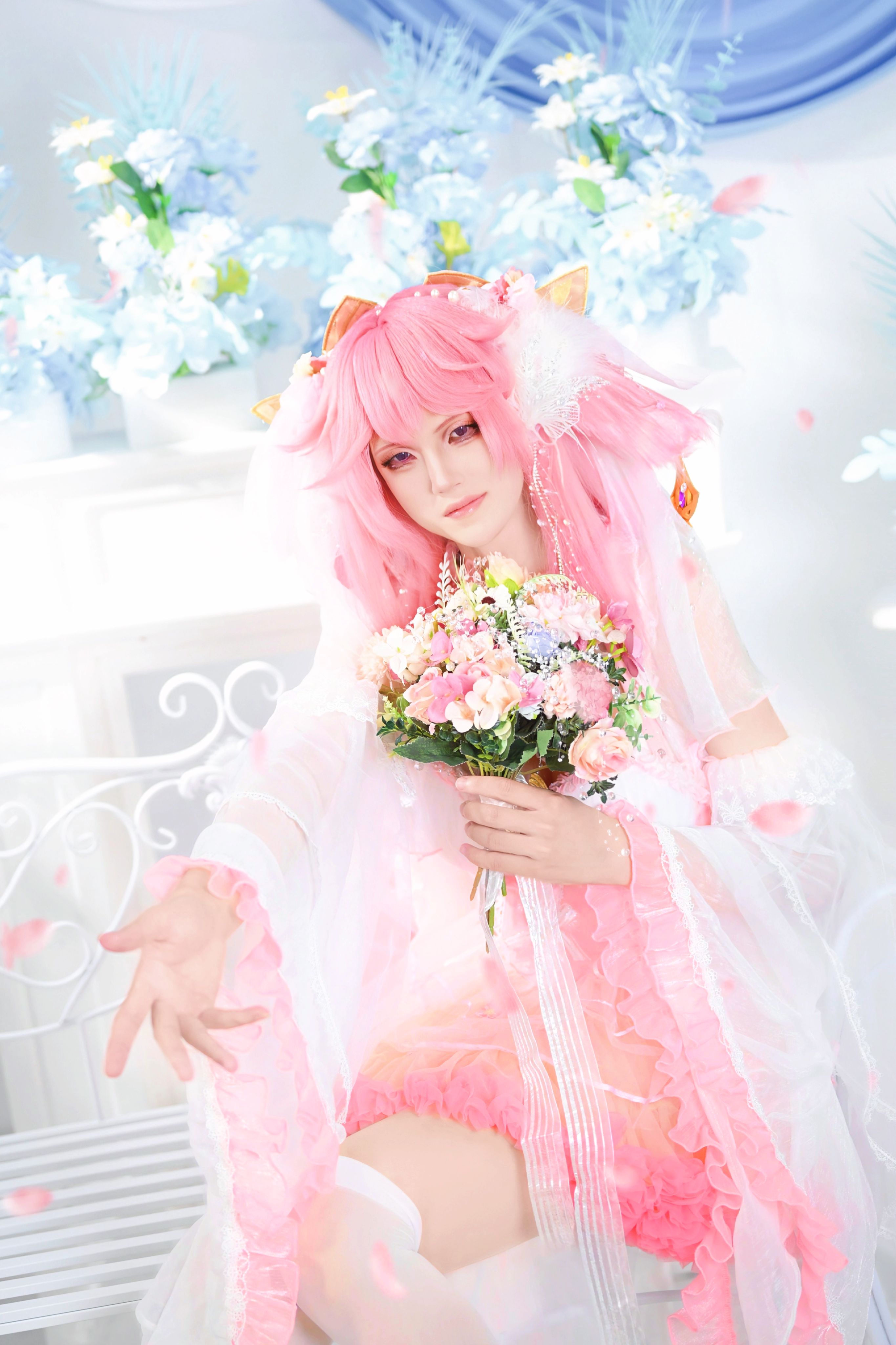 原神,原神COS,八重神子COS,花嫁