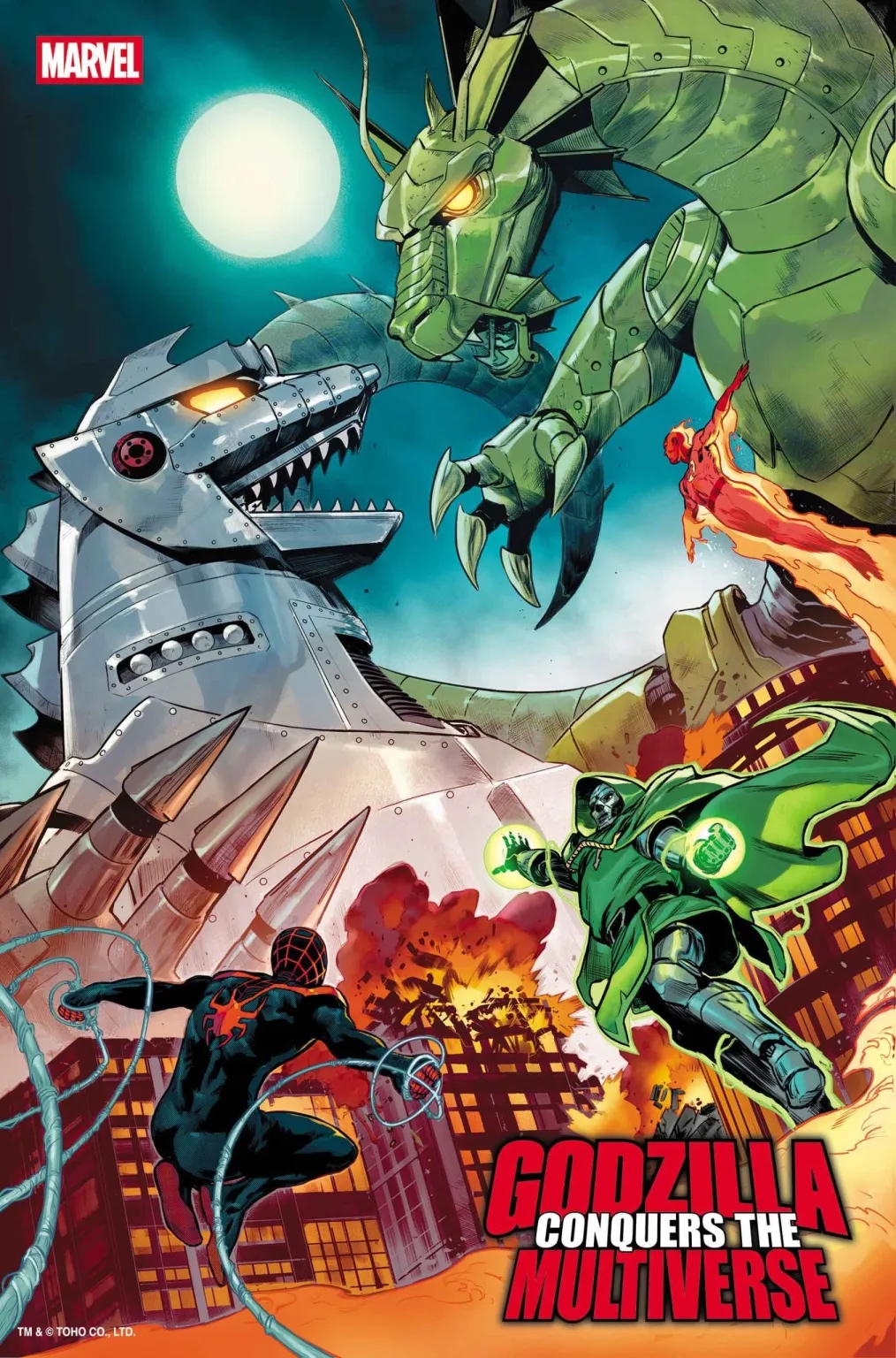 漫威,漫威漫画,超级英雄,哥斯拉,美漫,漫画,动漫,ACG,绘画,纳尔