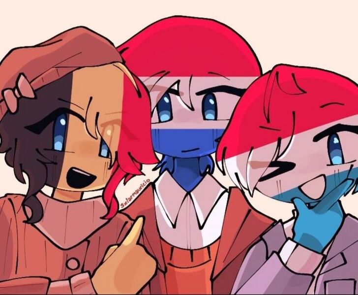 countryhumans,荷兰,比利时,卢森堡,国拟