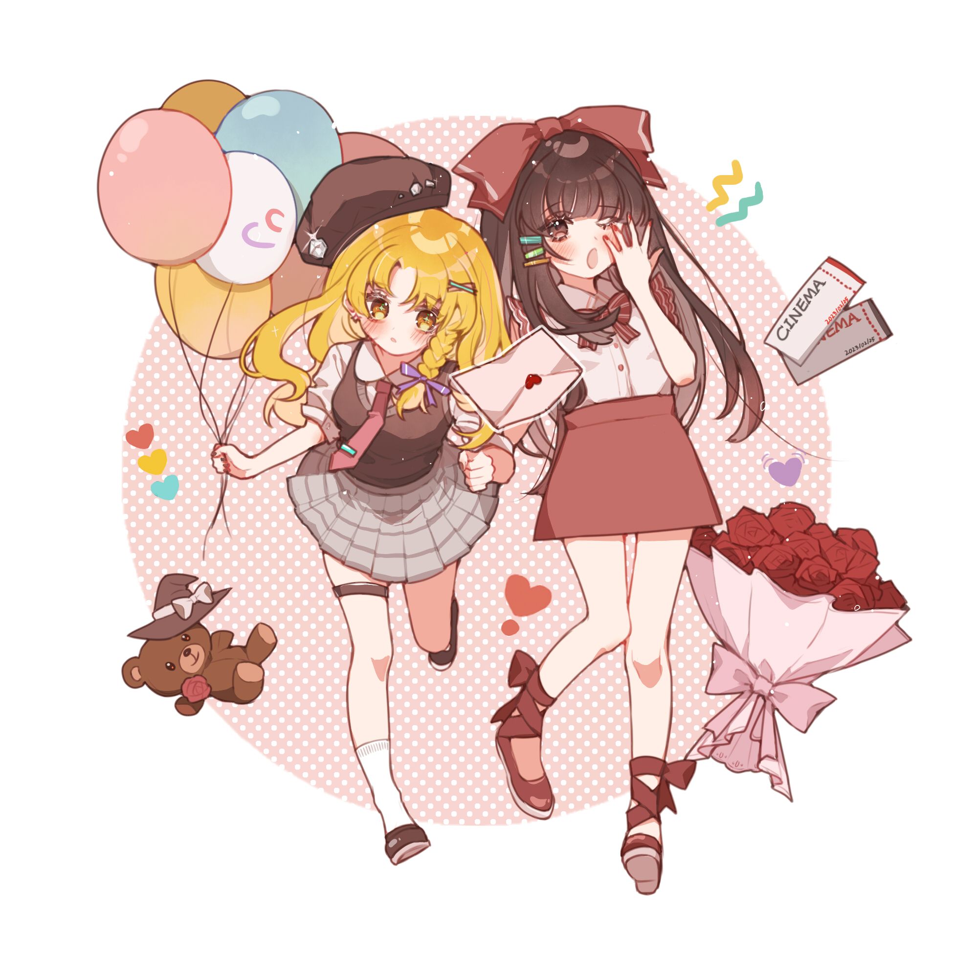 东方,东方Project,博丽灵梦,雾雨魔理沙,东方角色日,主角组