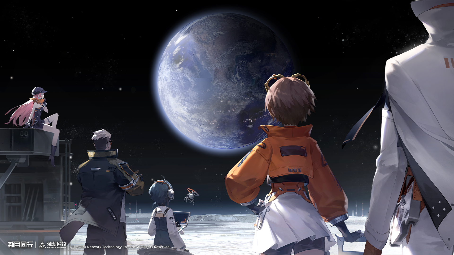 新月同行,画集,壁纸