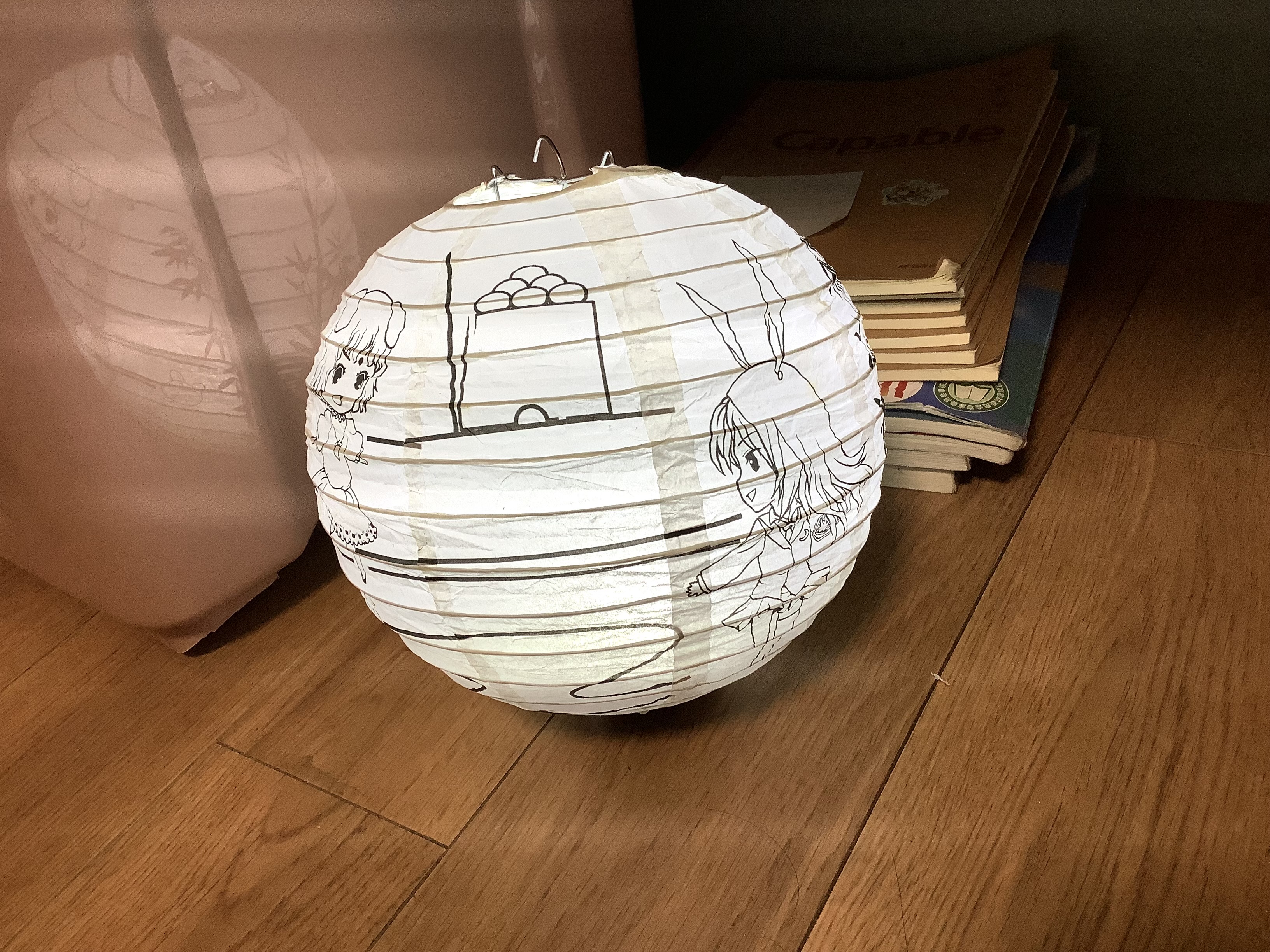 红月-状态刷新,灯笼,满月,东方,东方project,永远亭