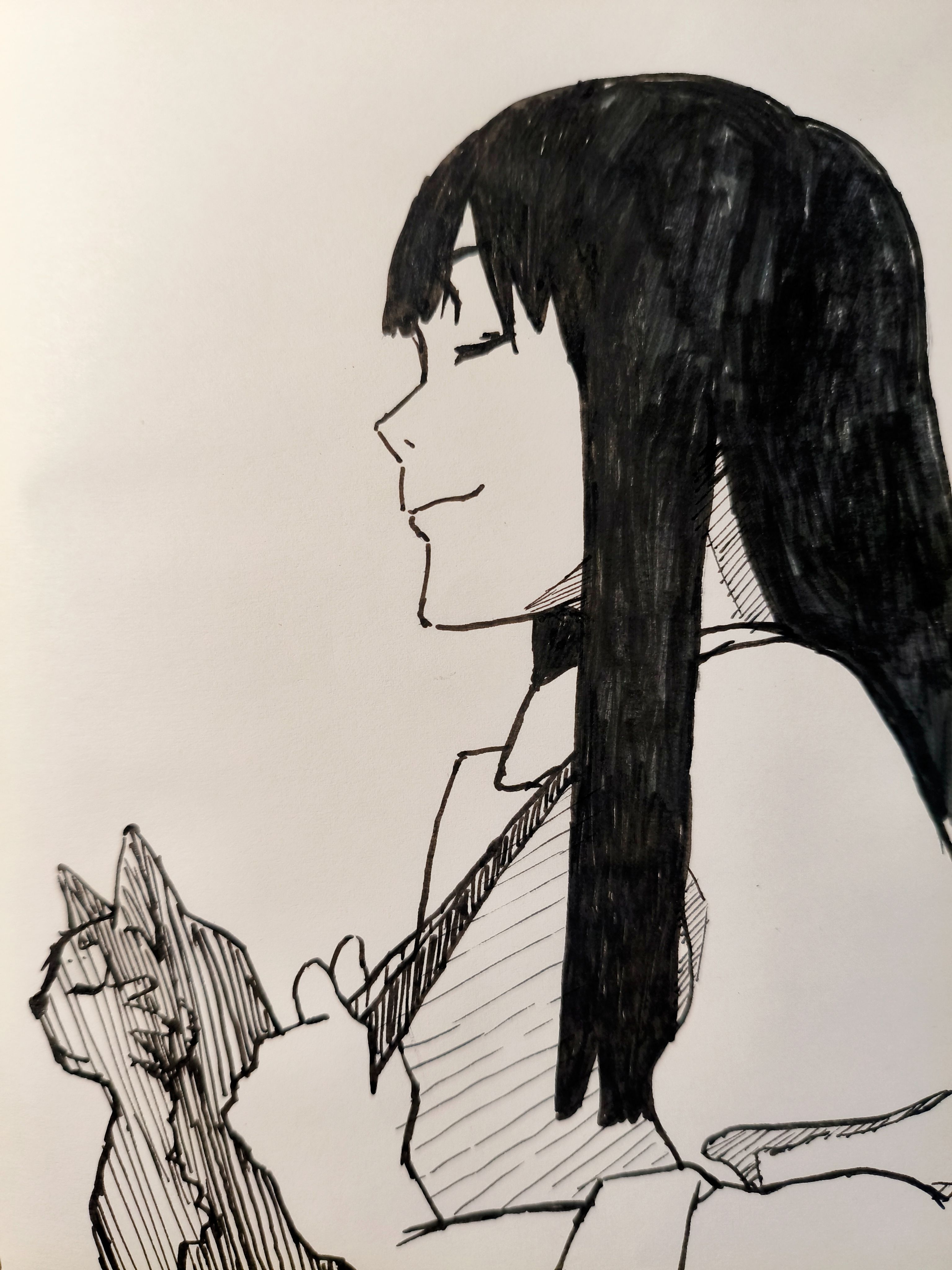 漂流少年,瑞穗,黑长直,绘画