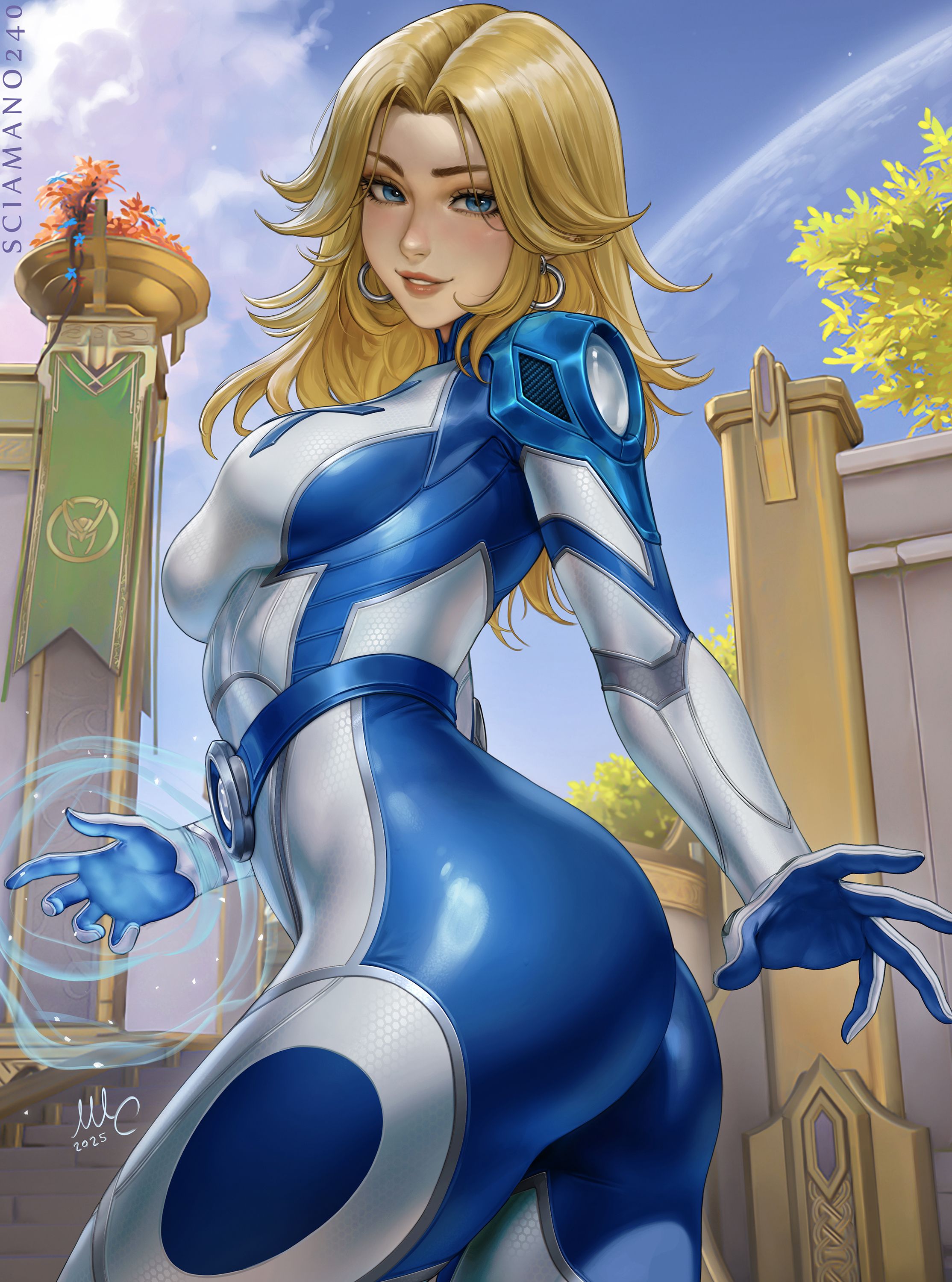 漫威,漫威漫画,漫威争锋,神奇四侠,隐形女侠,超级英雄,动漫壁纸,动漫美图,绘画,涩图