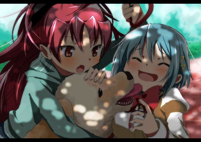 魔法少女小圆,魔法少女,美树沙耶香,佐仓杏子,美图,壁纸,绘画,动漫美图,动漫壁纸,二次元