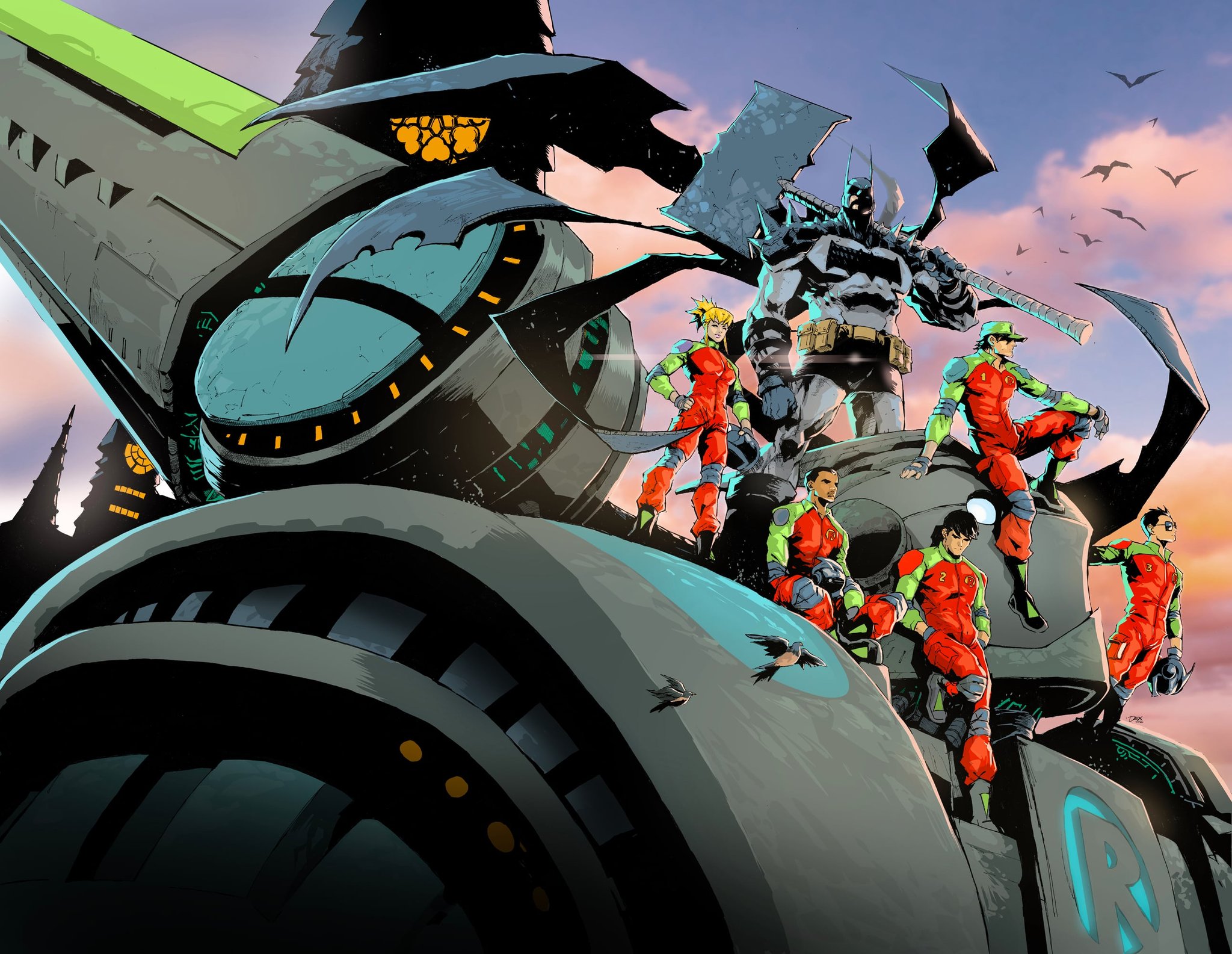 DC,DC漫画,美漫,漫画,动漫,ACG,绝对蝙蝠侠,绘画,罗宾,超级英雄