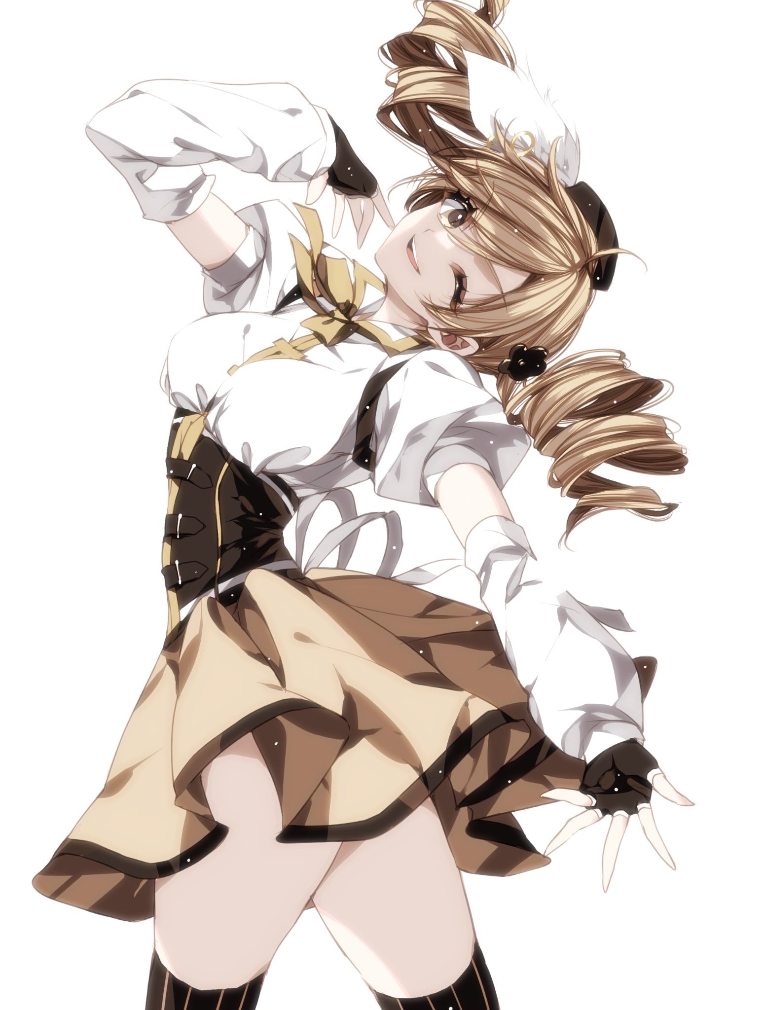 魔法少女小圆,魔法少女,巴麻美,动漫壁纸,动漫美图,美图,壁纸,绘画,插画,二次元