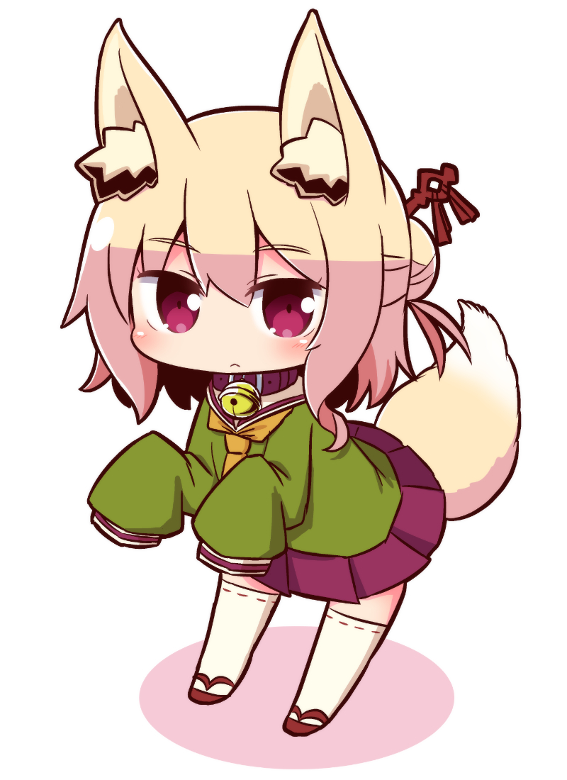 狐娘,黄毛,绿衣