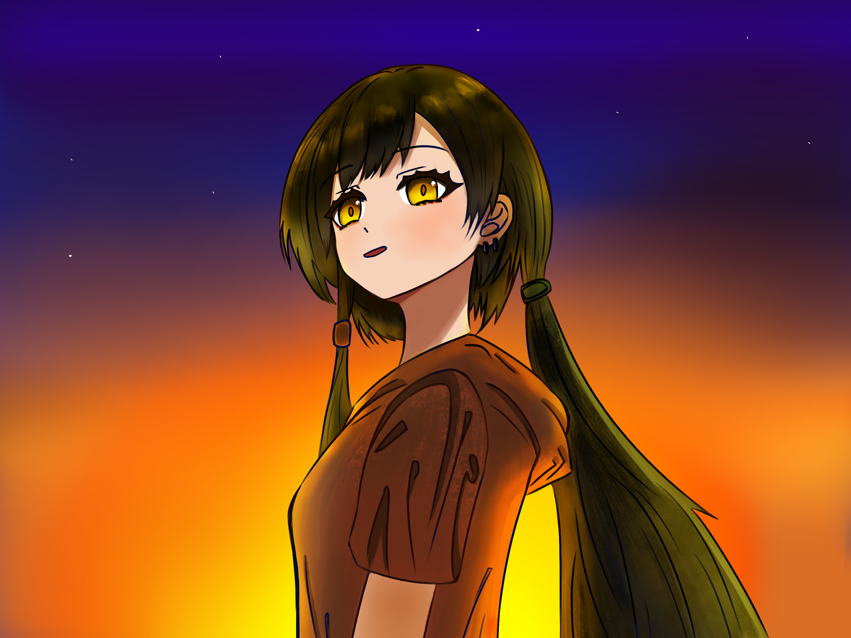 二次元,少女,插画