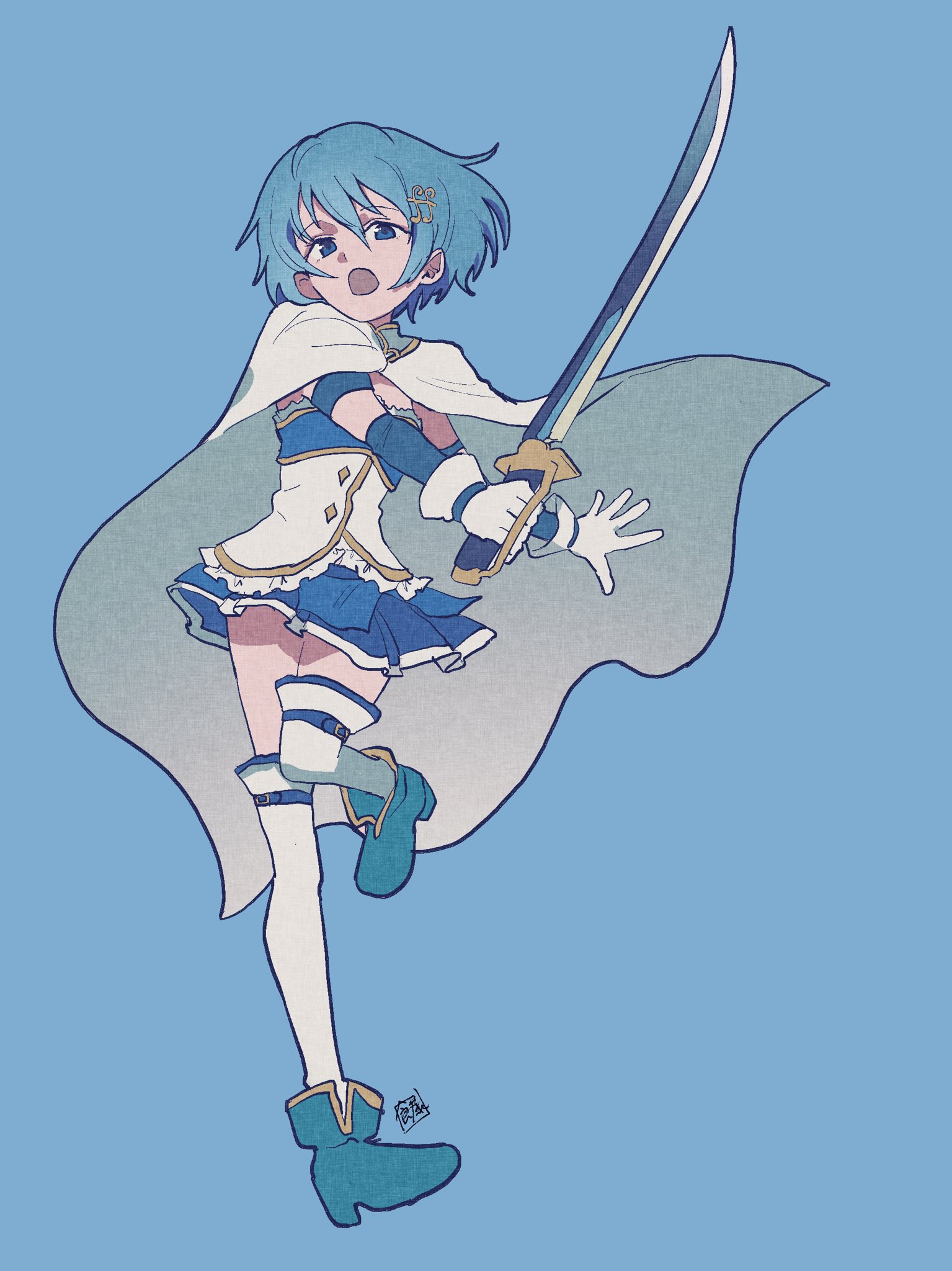 魔法少女小圆,魔法少女,鹿目圆,晓美焰,美树沙耶香,巴麻美,佐仓杏子,美图,壁纸,绘画