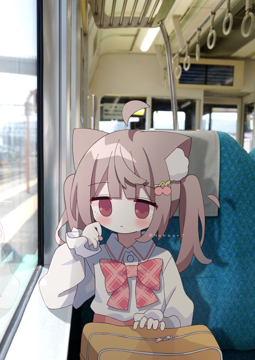 pixiv,猫娘,二次元,绘画,壁纸,美少女