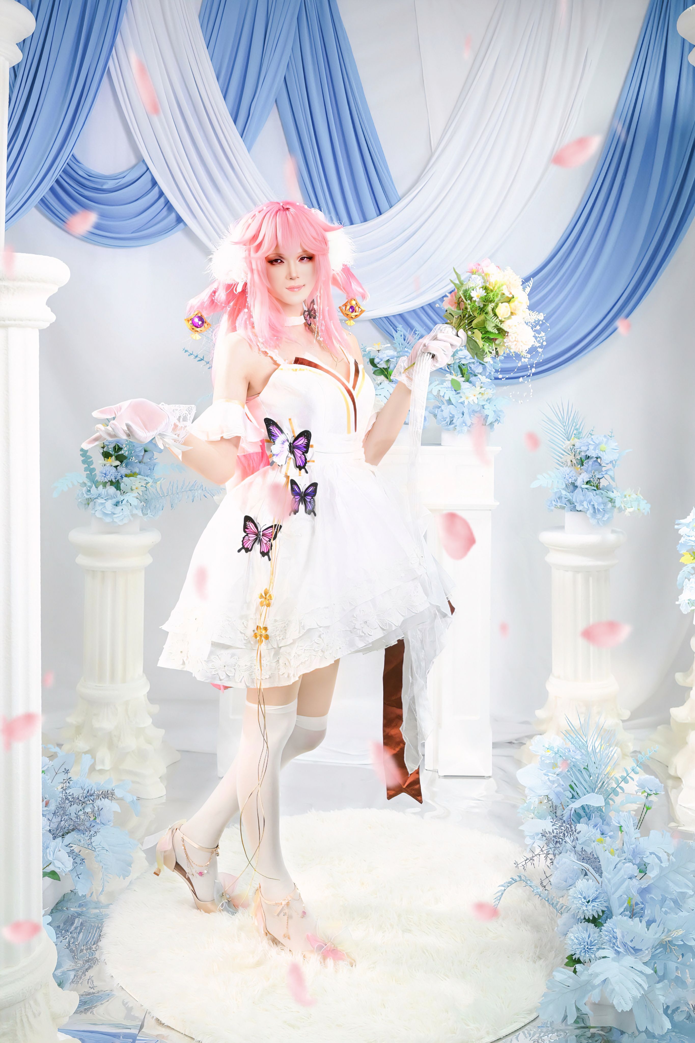 原神,原神COS,八重神子COS,花嫁