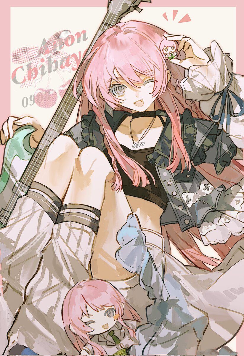 千早爱音,粉色奶龙,奶龙