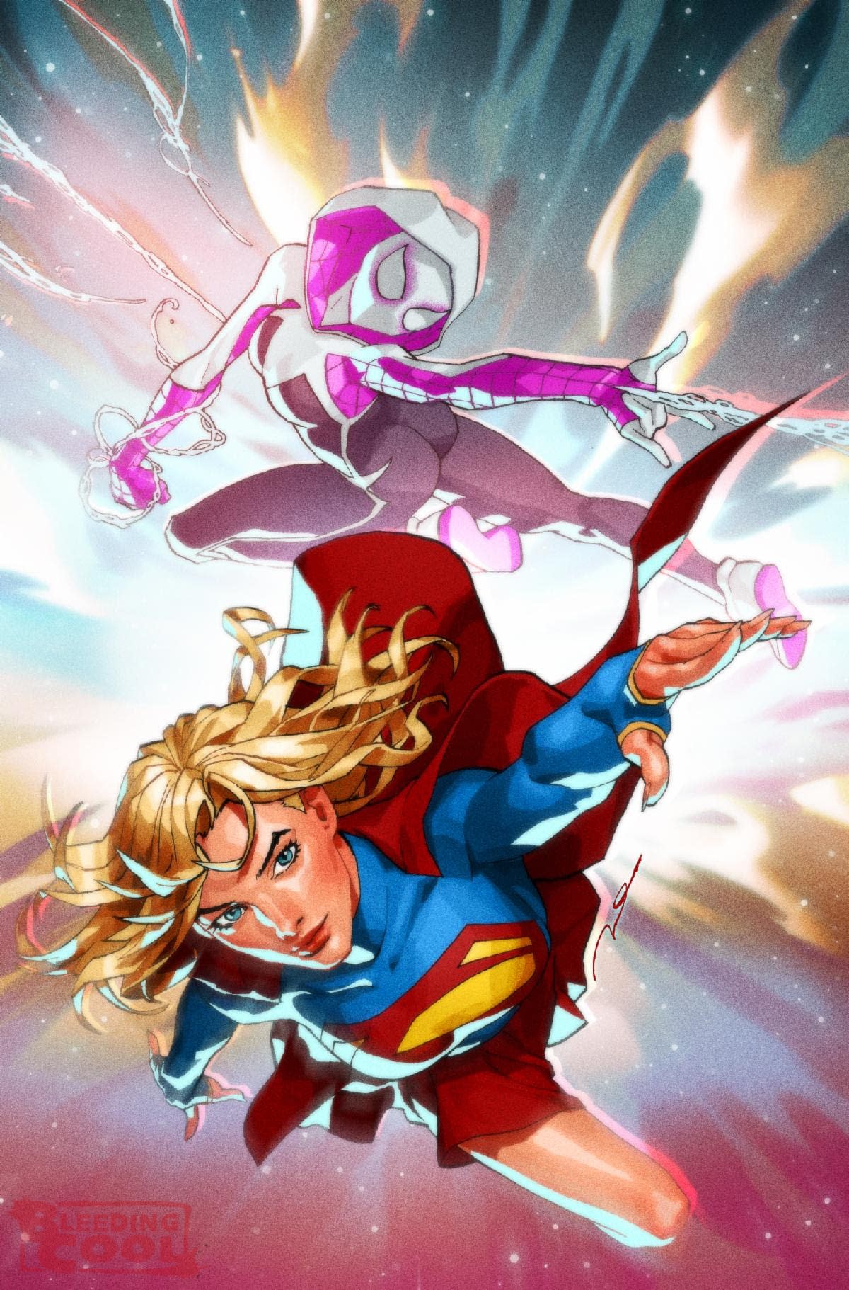 DC,漫威,漫画,美漫,动漫,超级英雄,超人,蜘蛛侠,绘画,ACG