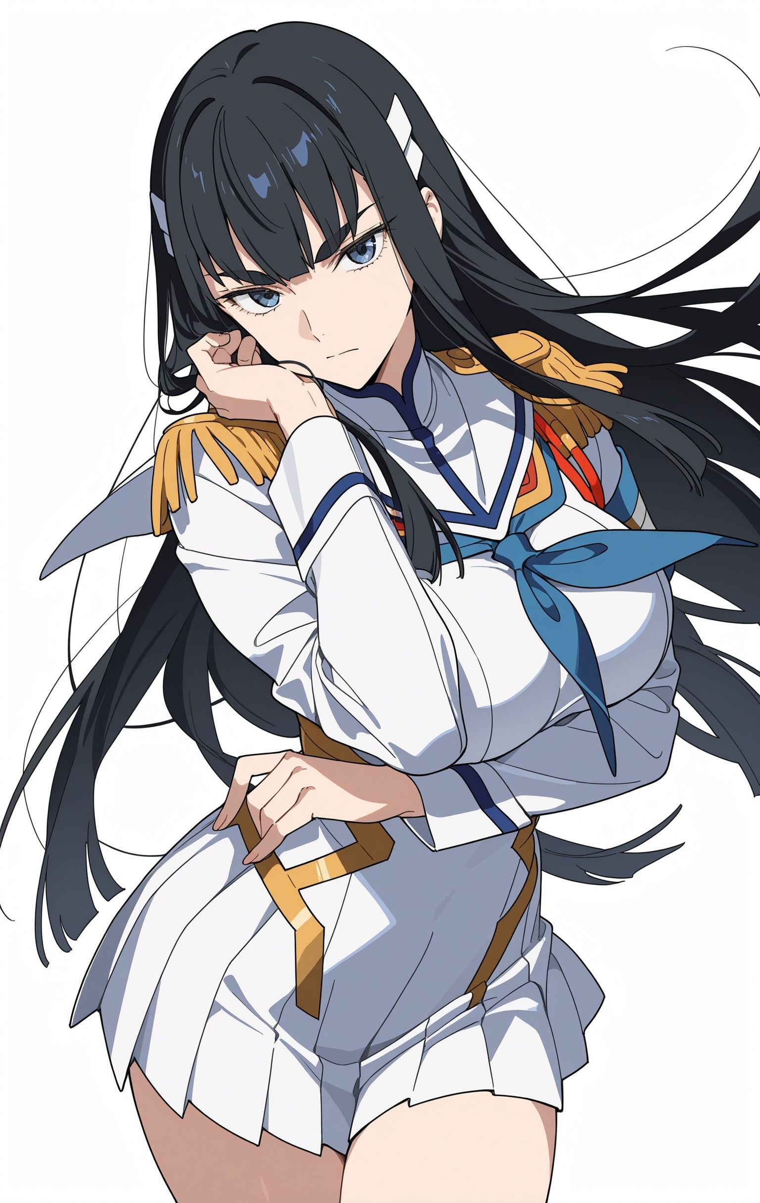 鬼龙院皐月,AI绘图,斩服少女