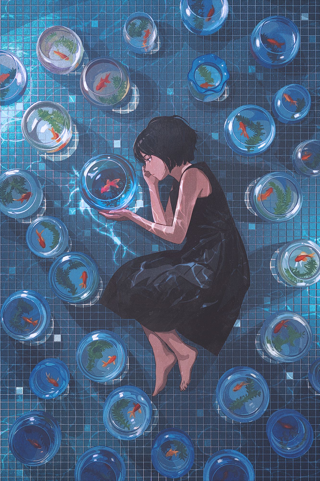 pixiv,二次元,绘画,壁纸,审美提升