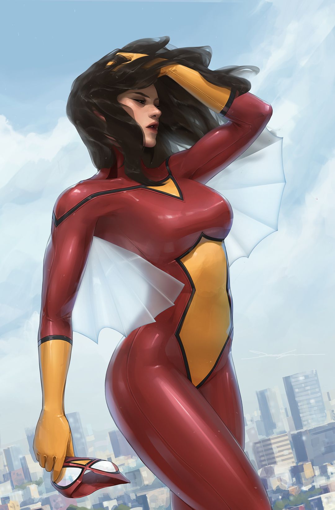 漫威,漫威漫画,美漫,超级英雄,蜘蛛女侠,美图,壁纸,绘画,插画,ACG