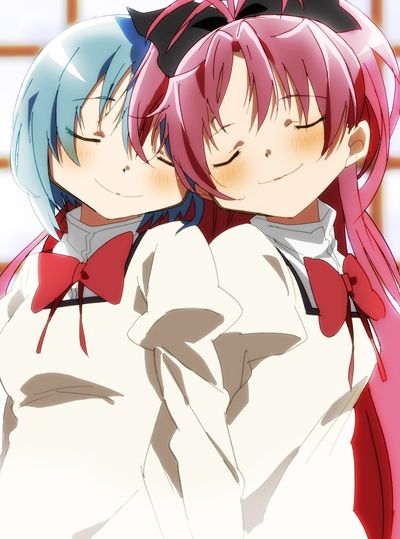 魔法少女小圆,魔法少女,美树沙耶香,佐仓杏子,美图,壁纸,绘画,插画,动漫壁纸,动漫美图