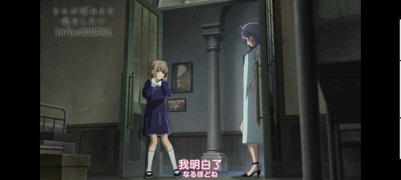 与你相恋到生命尽头,与你相恋到世界尽头,动画,动漫,番剧,百合,二次元,ACG
