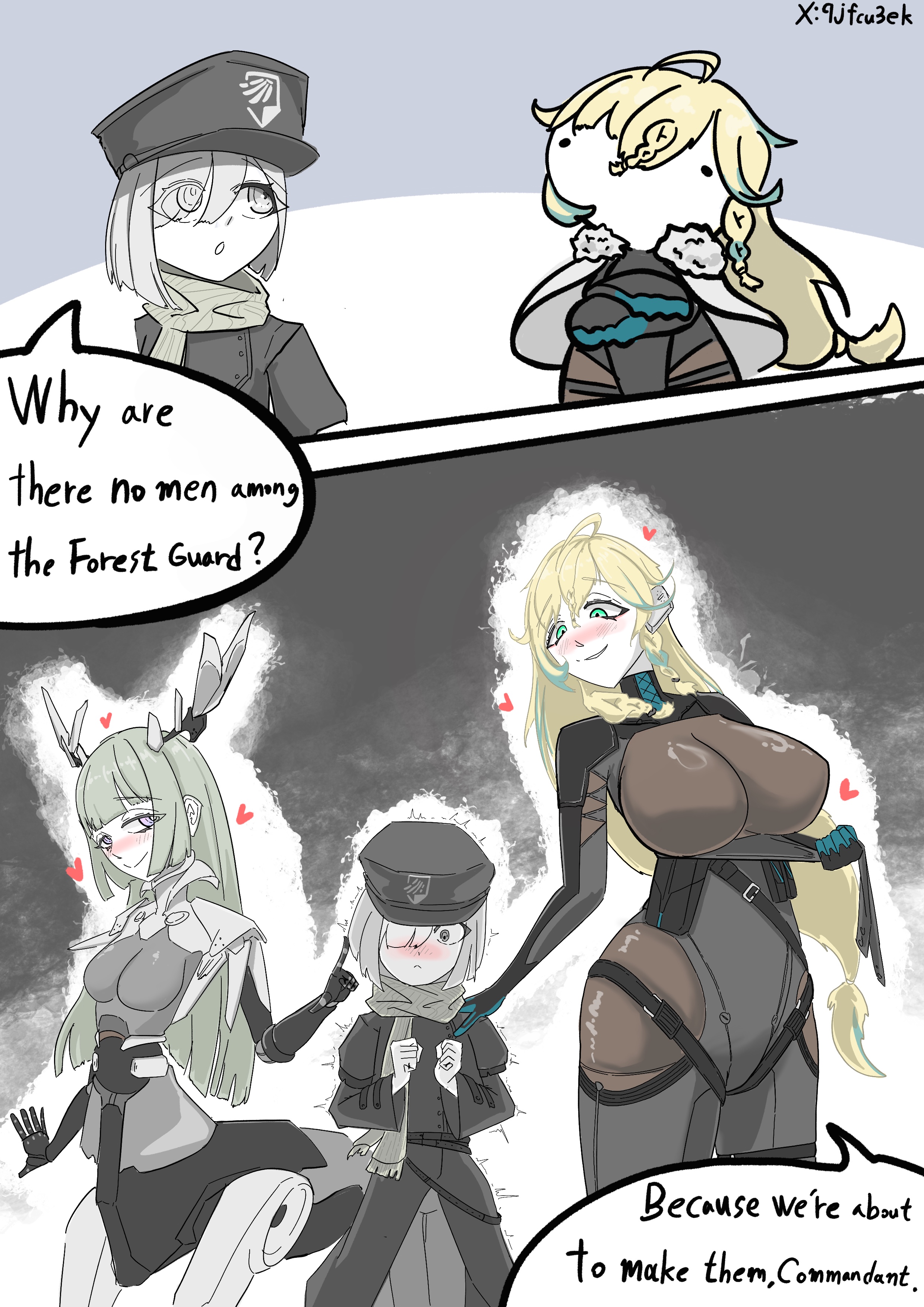 战双帕弥什,漫画,转载,露西亚,丽芙,里,罗塞塔,比安卡,薇拉,万事