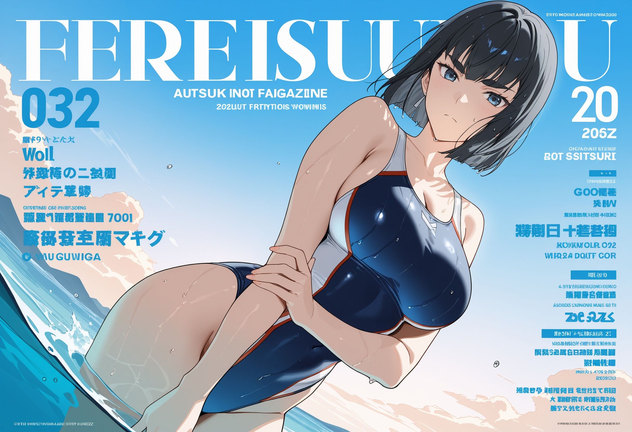 鬼龙院皐月,AI绘图,斩服少女