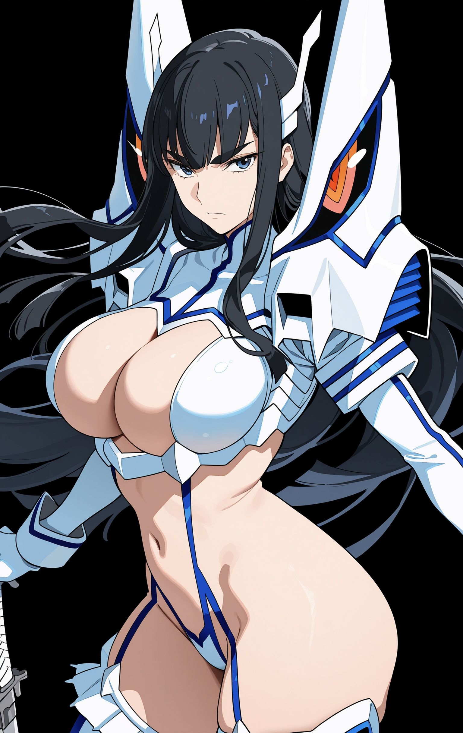 鬼龙院皐月,AI绘图,斩服少女